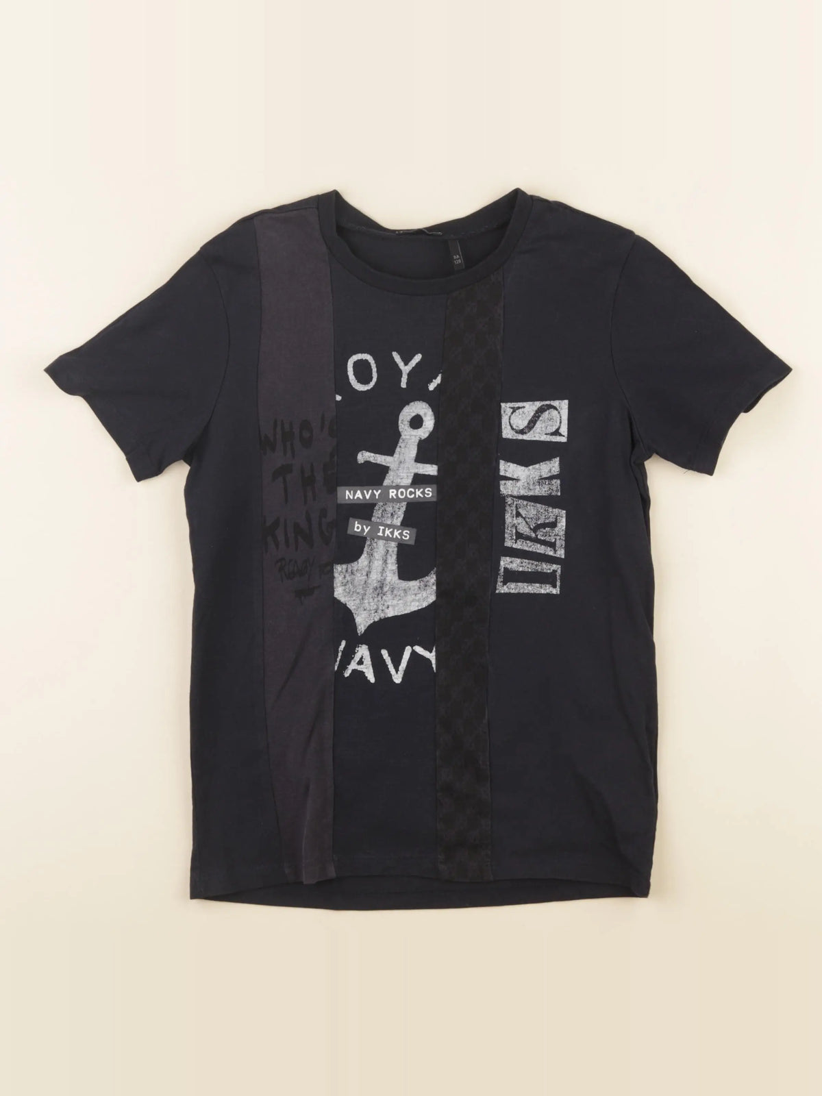 IKKS - tee-shirt bleu - 8 ans
