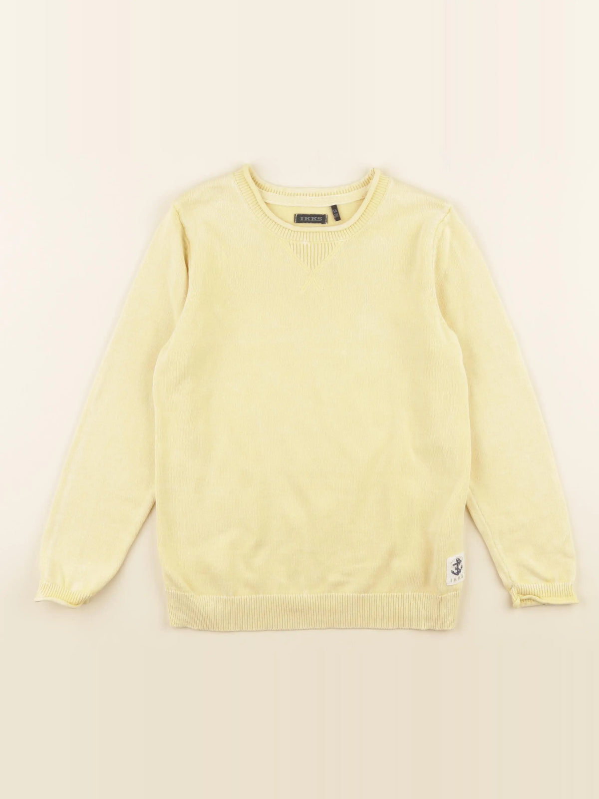 IKKS - pull imprimé au dos jaune - 5 ans