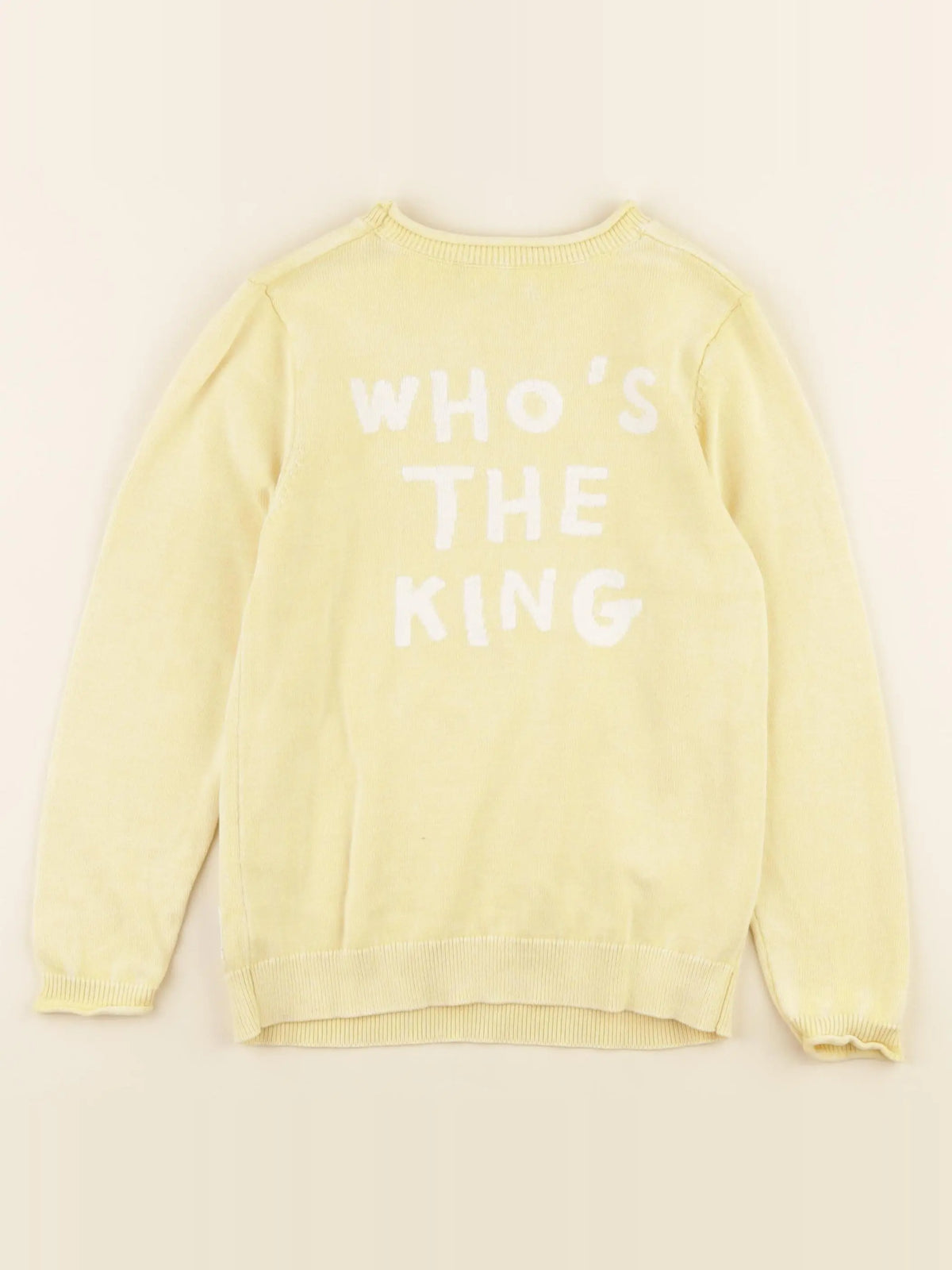 IKKS - pull imprimé au dos jaune - 5 ans