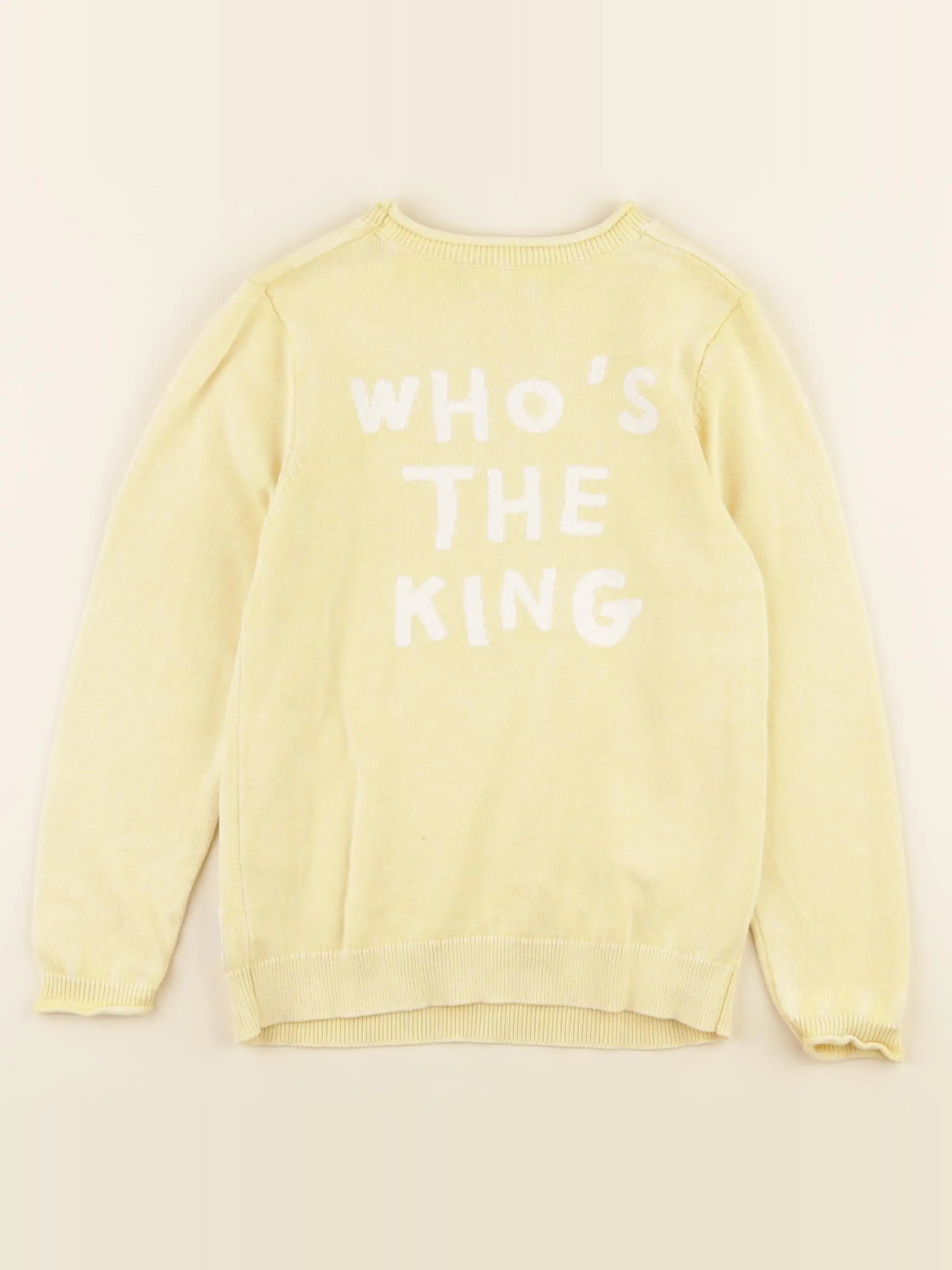 IKKS - pull imprimé au dos jaune - 5 ans