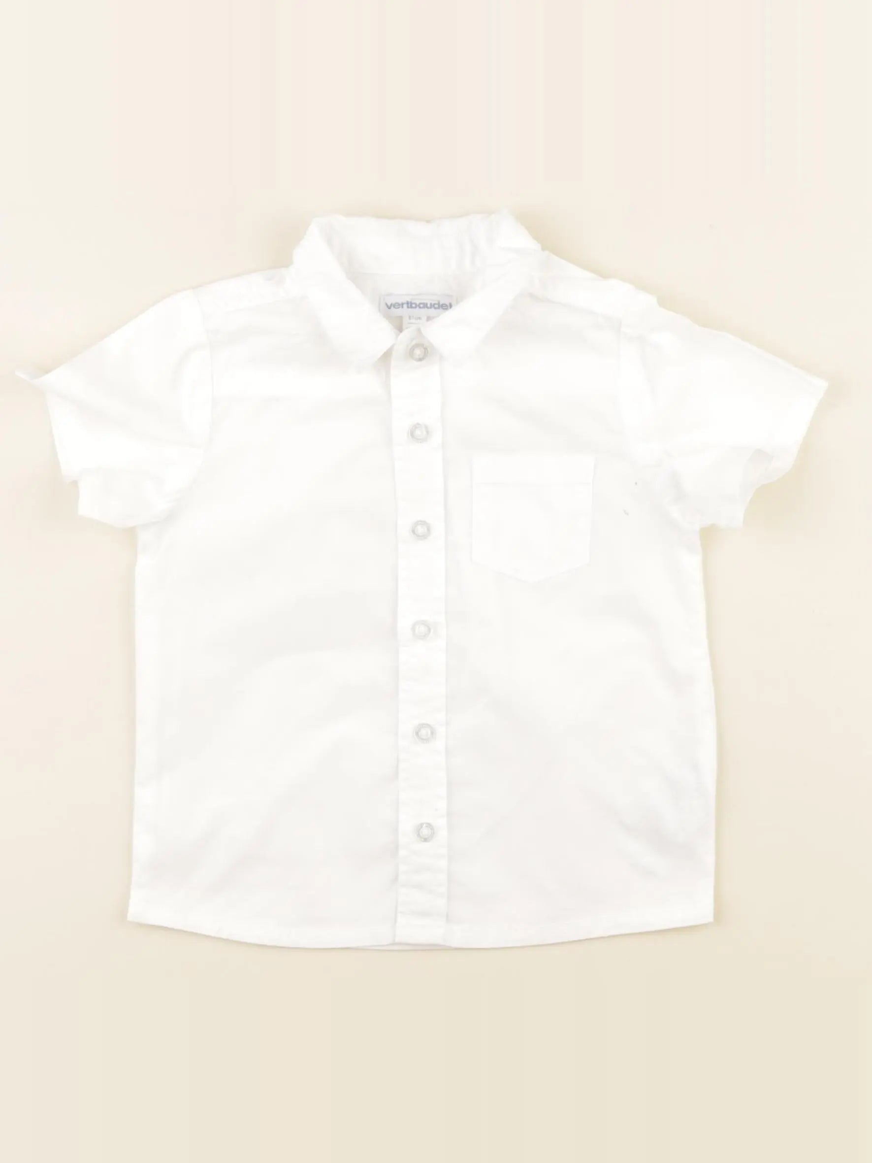 Vertbaudet - chemise blanc - 18 mois