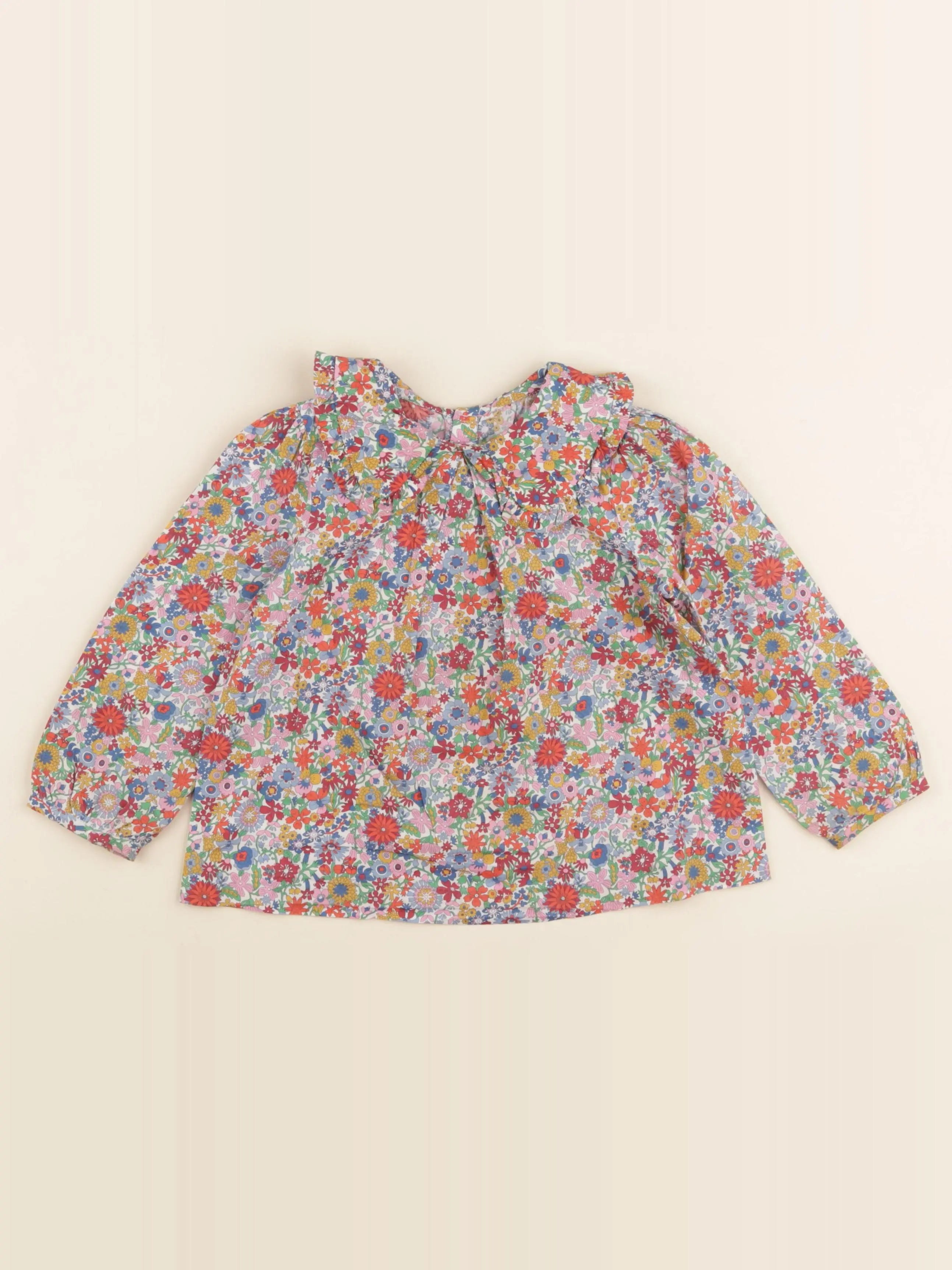 Jacadi - blouse liberty multicolore - 3 ans