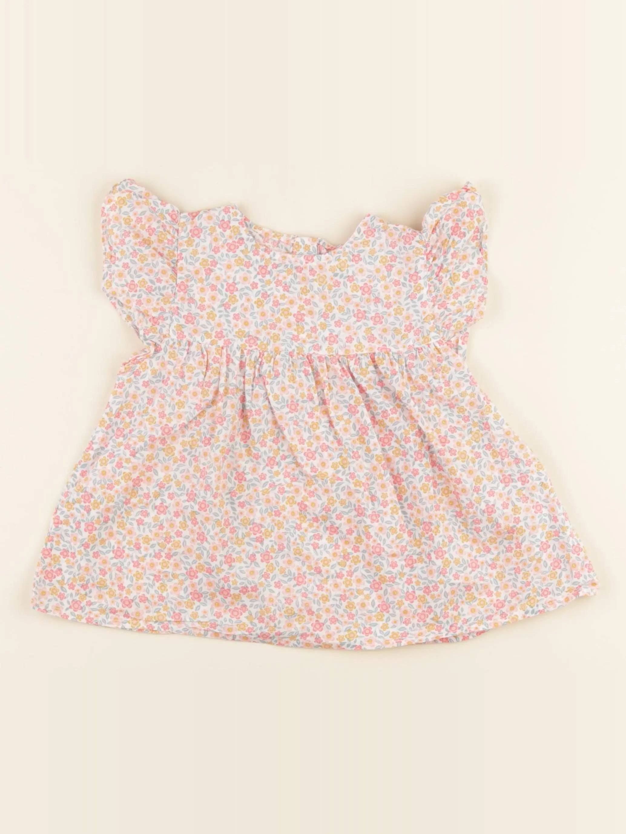 Vertbaudet - blouse orange - 4 ans