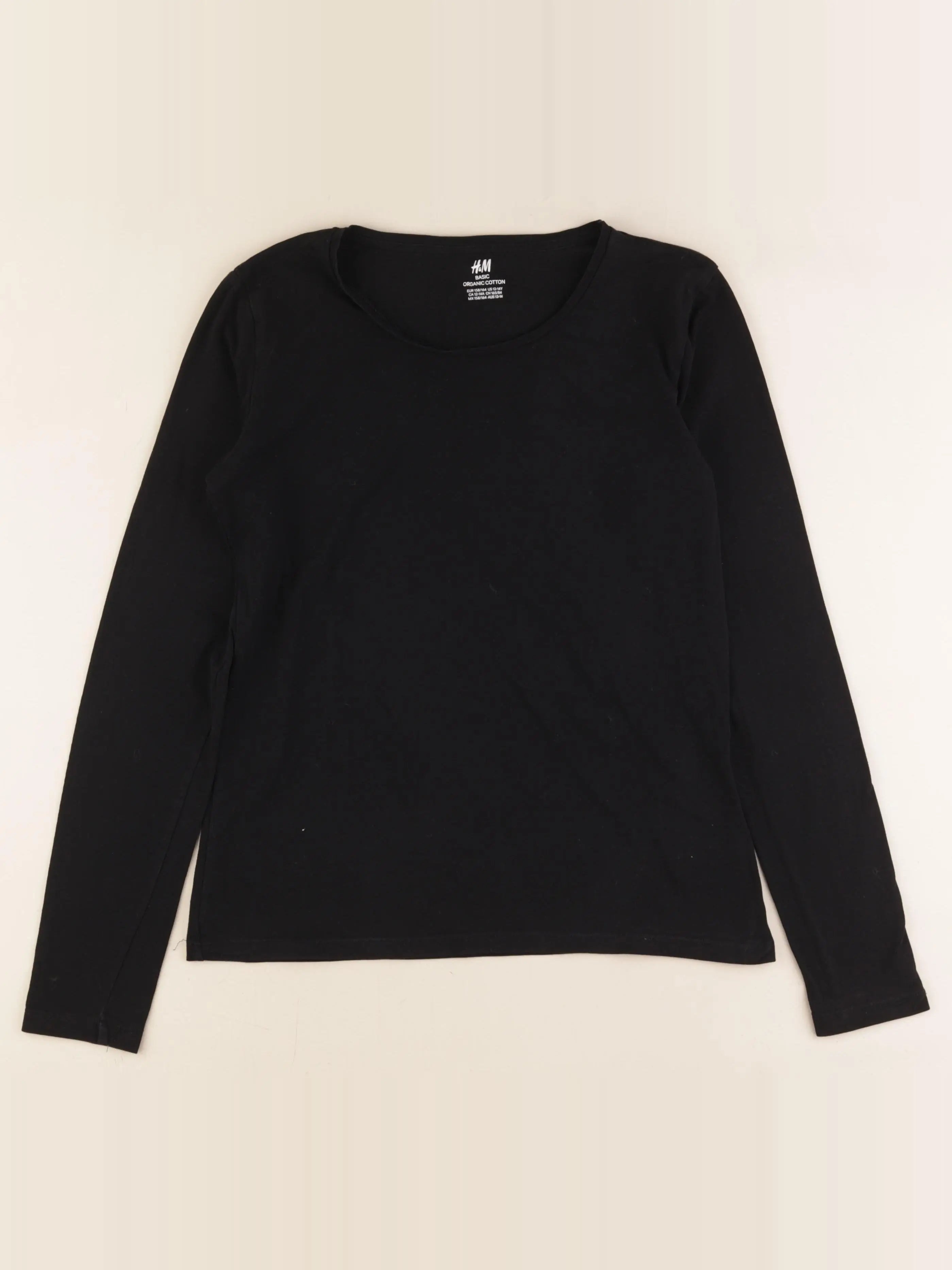 H&M - maillot de corps noir - 14 ans