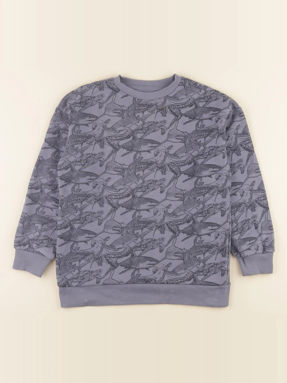 Vertbaudet - sweat bleu - 10 ans