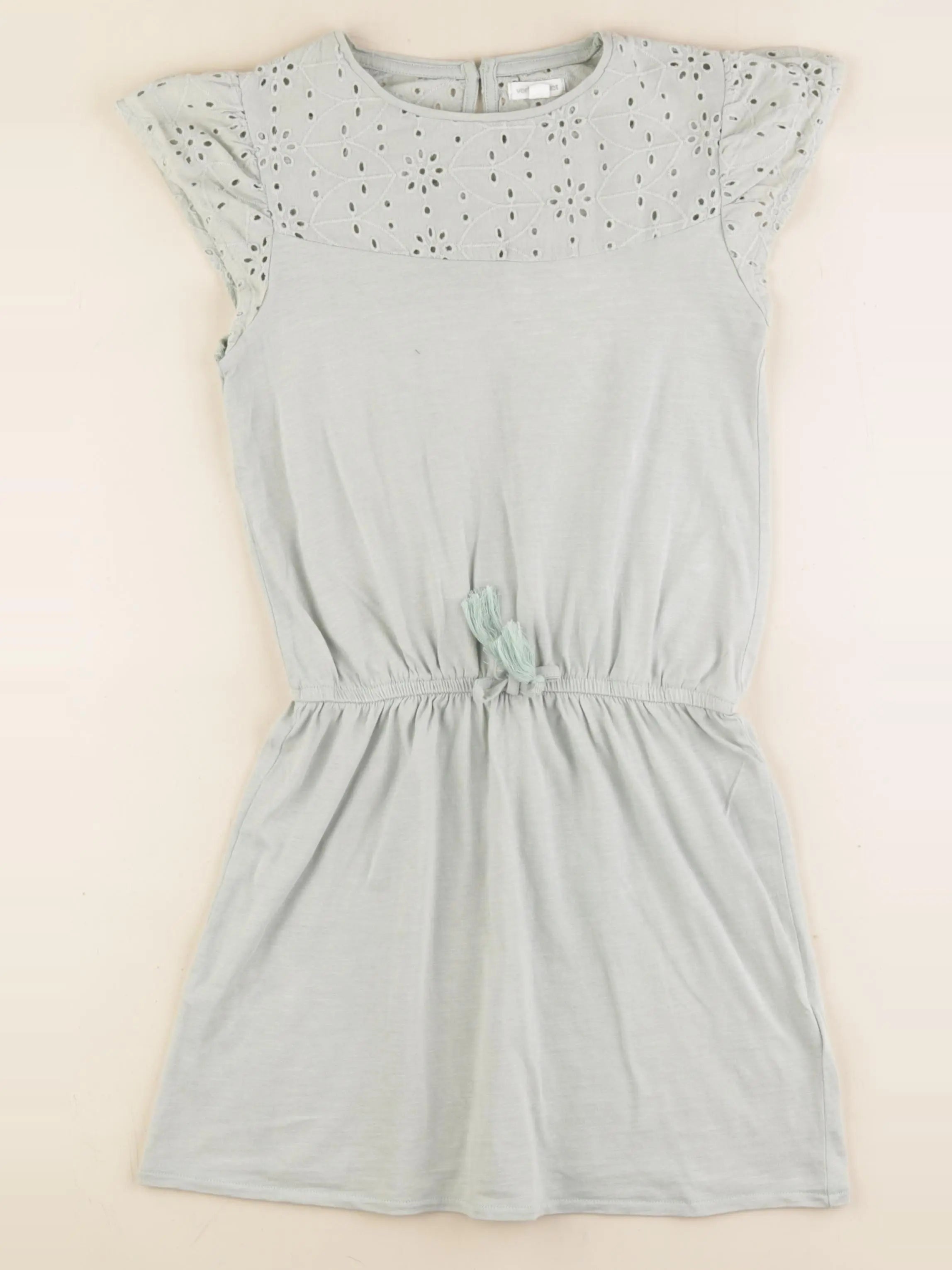Vertbaudet - robe taupe - 10 ans