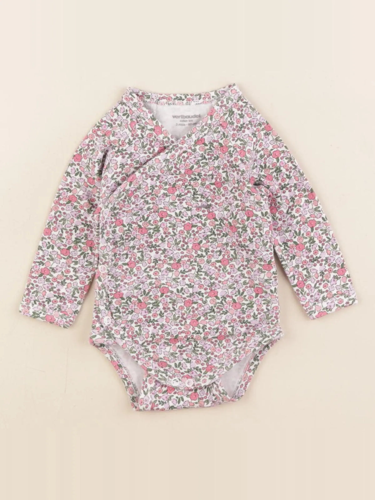 Vertbaudet - body multicolore - 3 mois