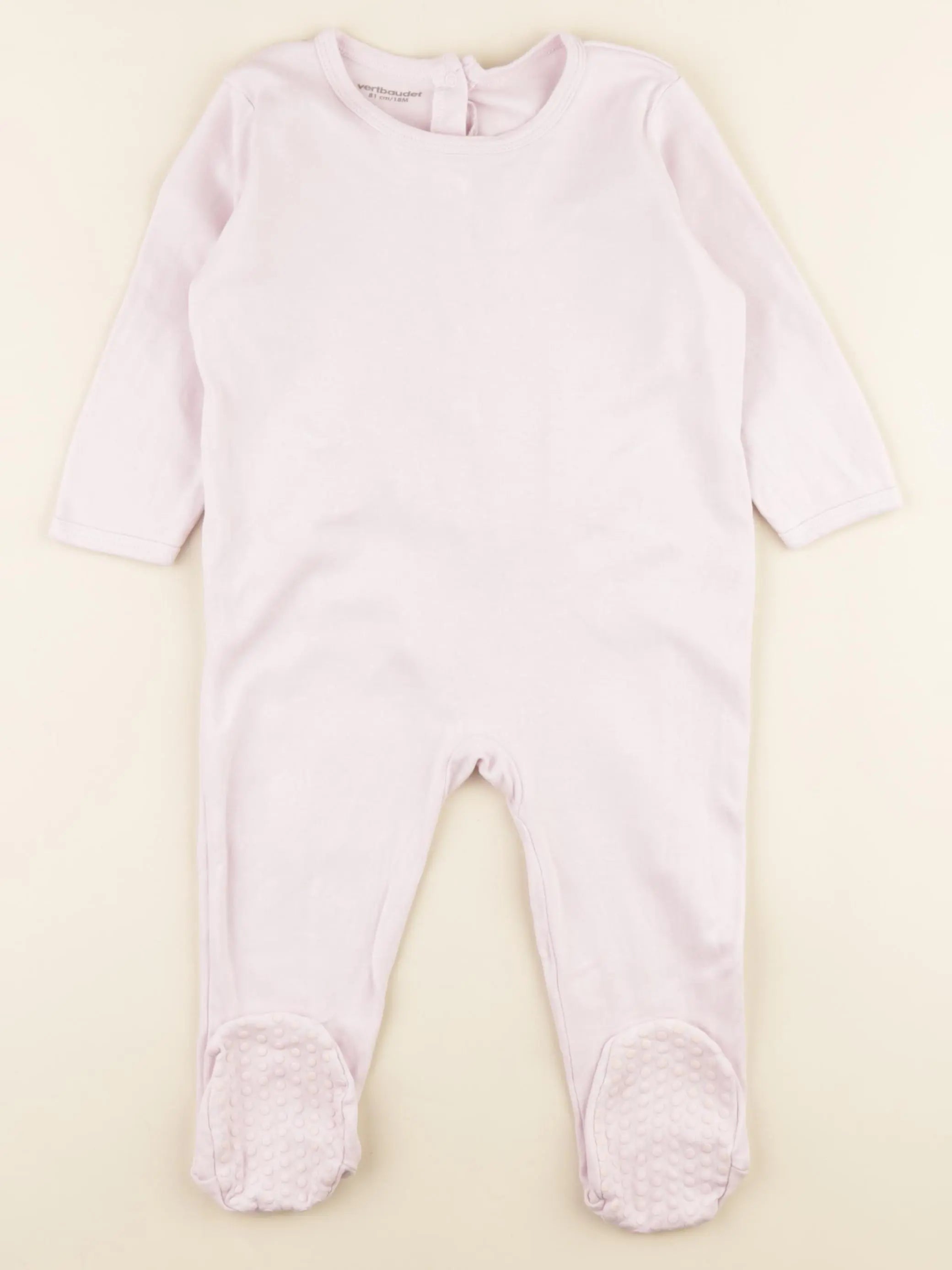 Vertbaudet - pyjama coton rose - 18 mois