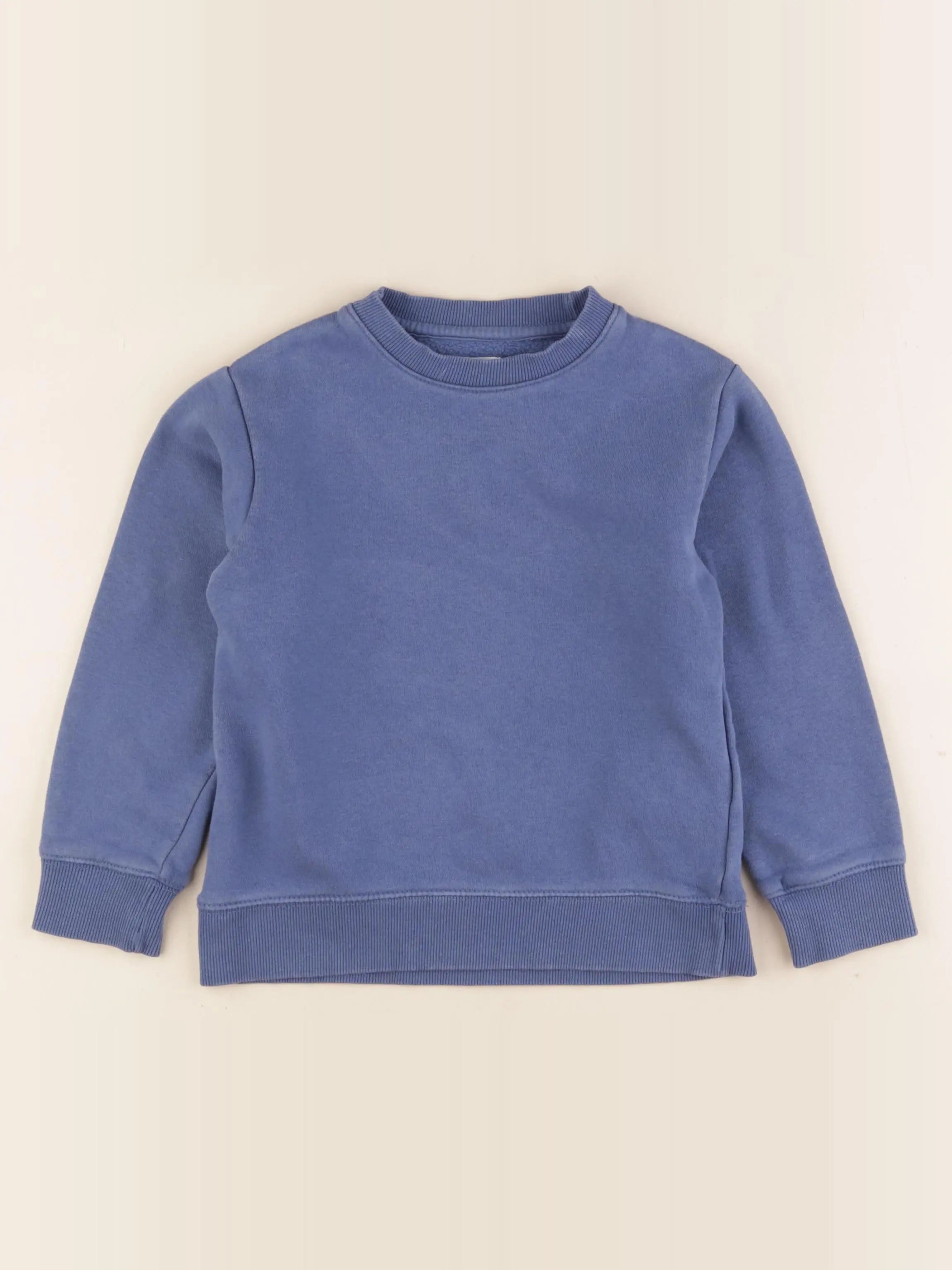 Vertbaudet - sweat bleu - 6 ans
