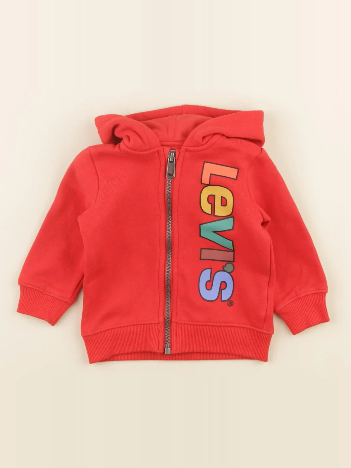 Levi's - sweat rouge - 6 mois