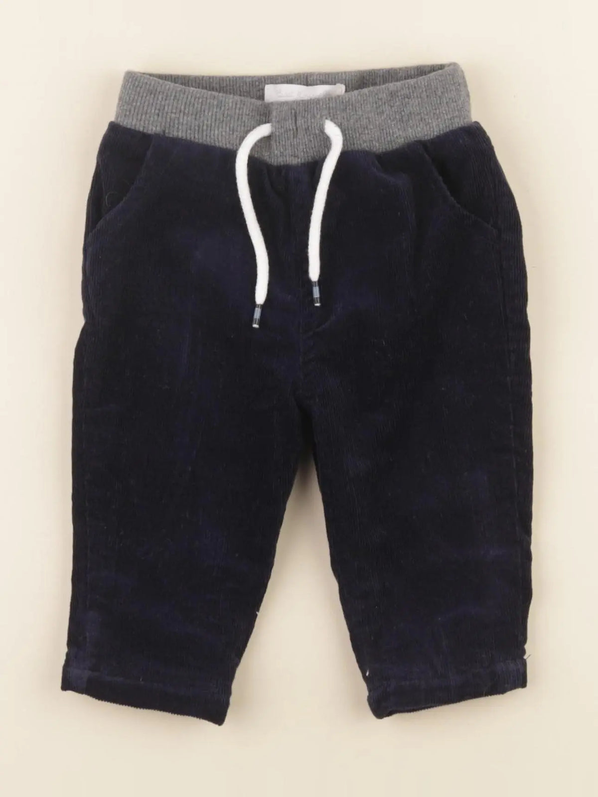 Cadet Rousselle - pantalon doublé bleu - 6 mois