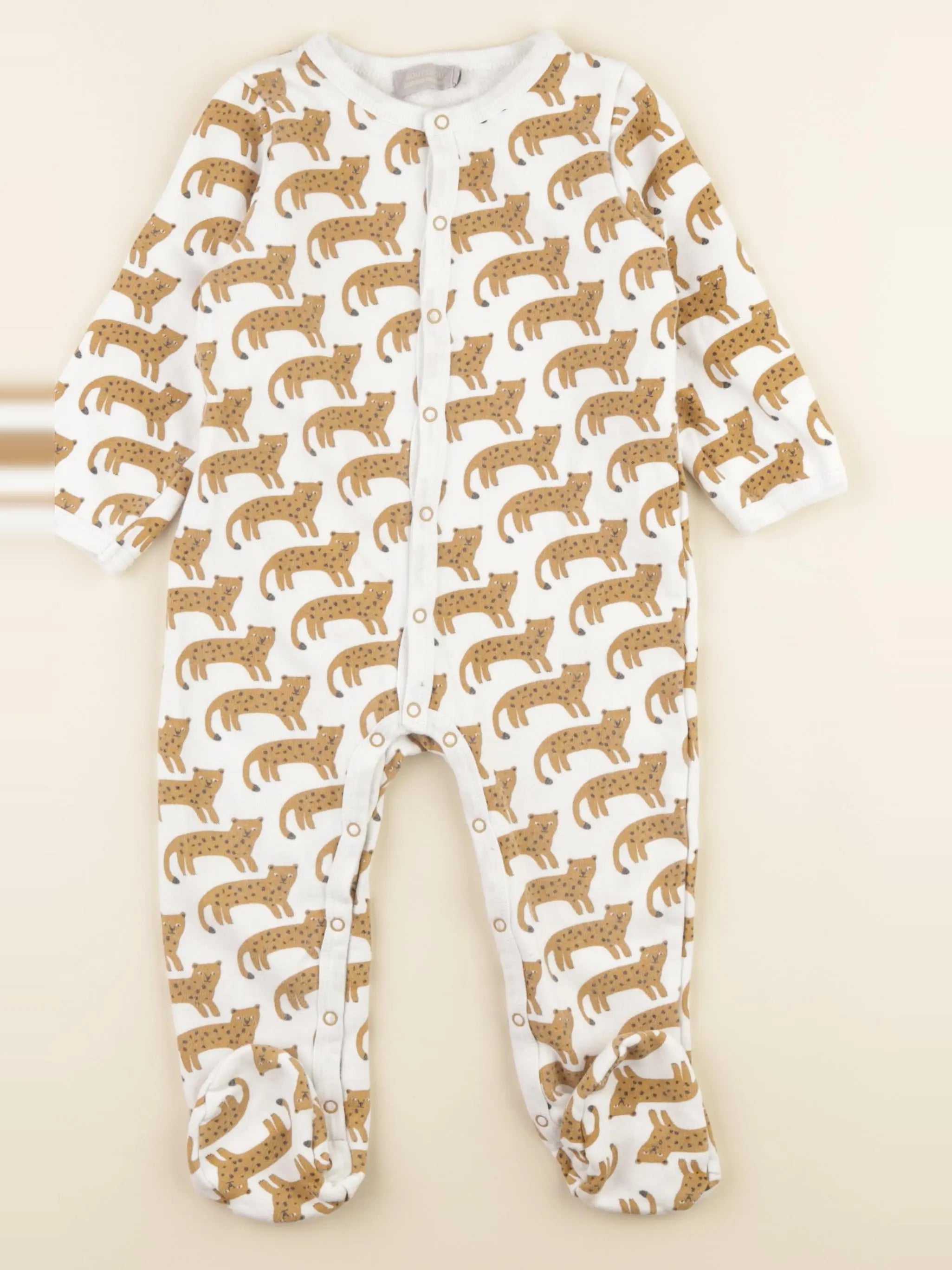 Boutchou - pyjama coton blanc - 18 mois