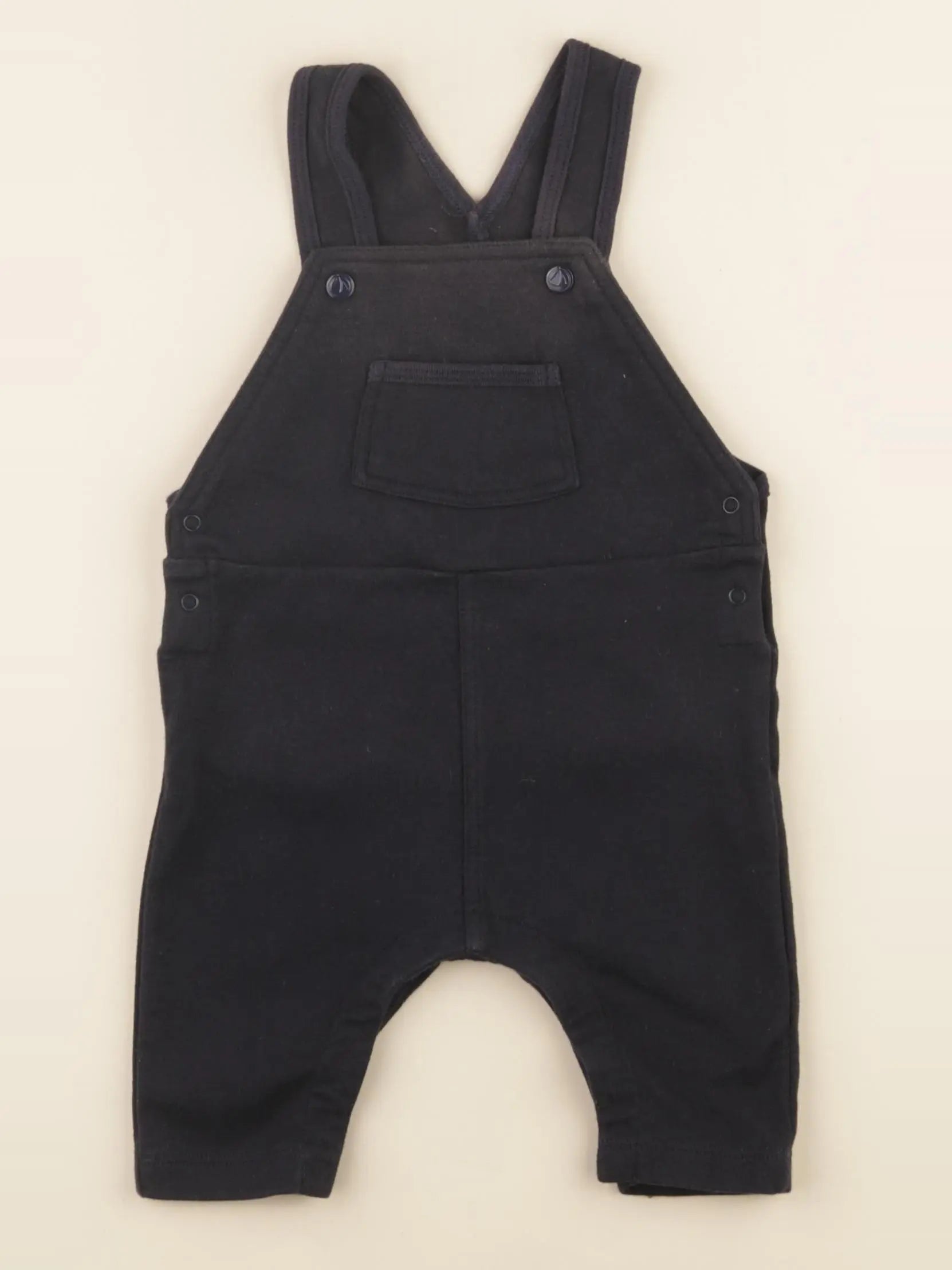 Petit Bateau - salopette bleu - 6 mois
