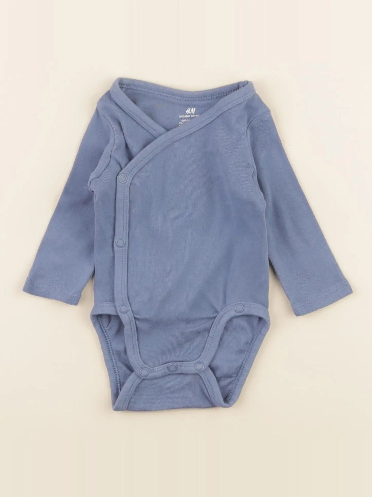 H&M - body bleu - 1/2 mois