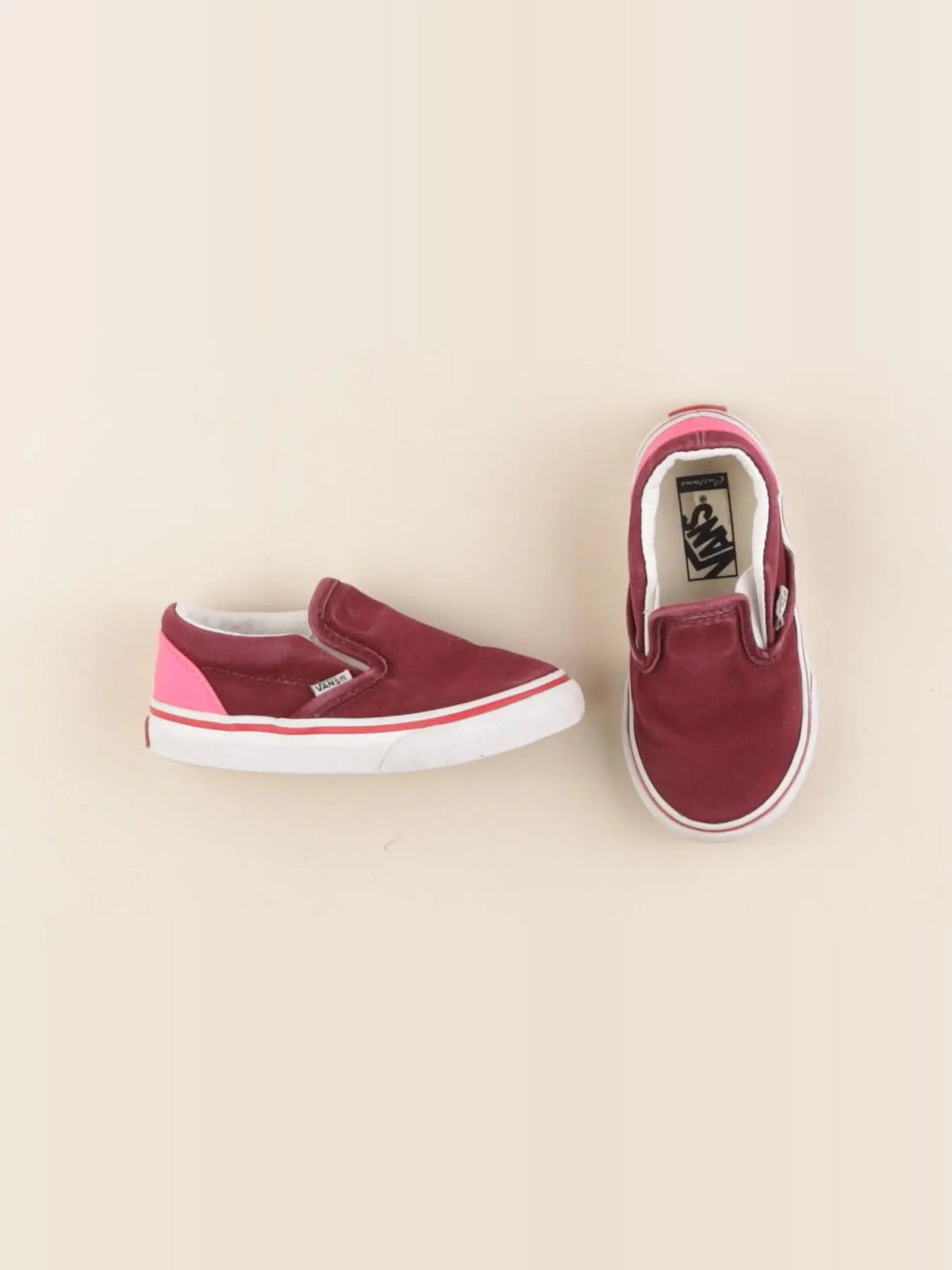 Vans - tennis élastiqué rose - pointure 22/23