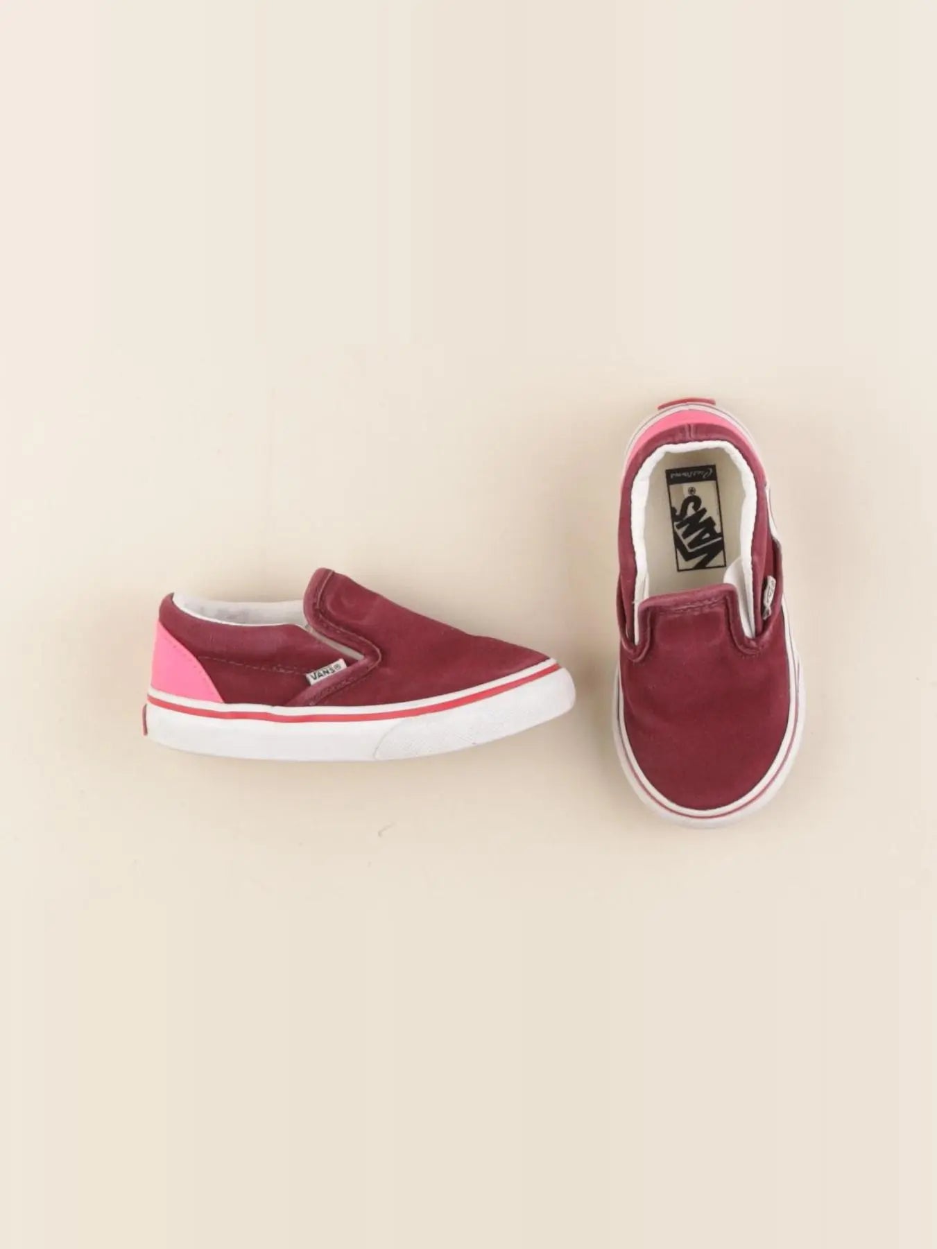Vans - tennis élastiqué rose - pointure 22/23