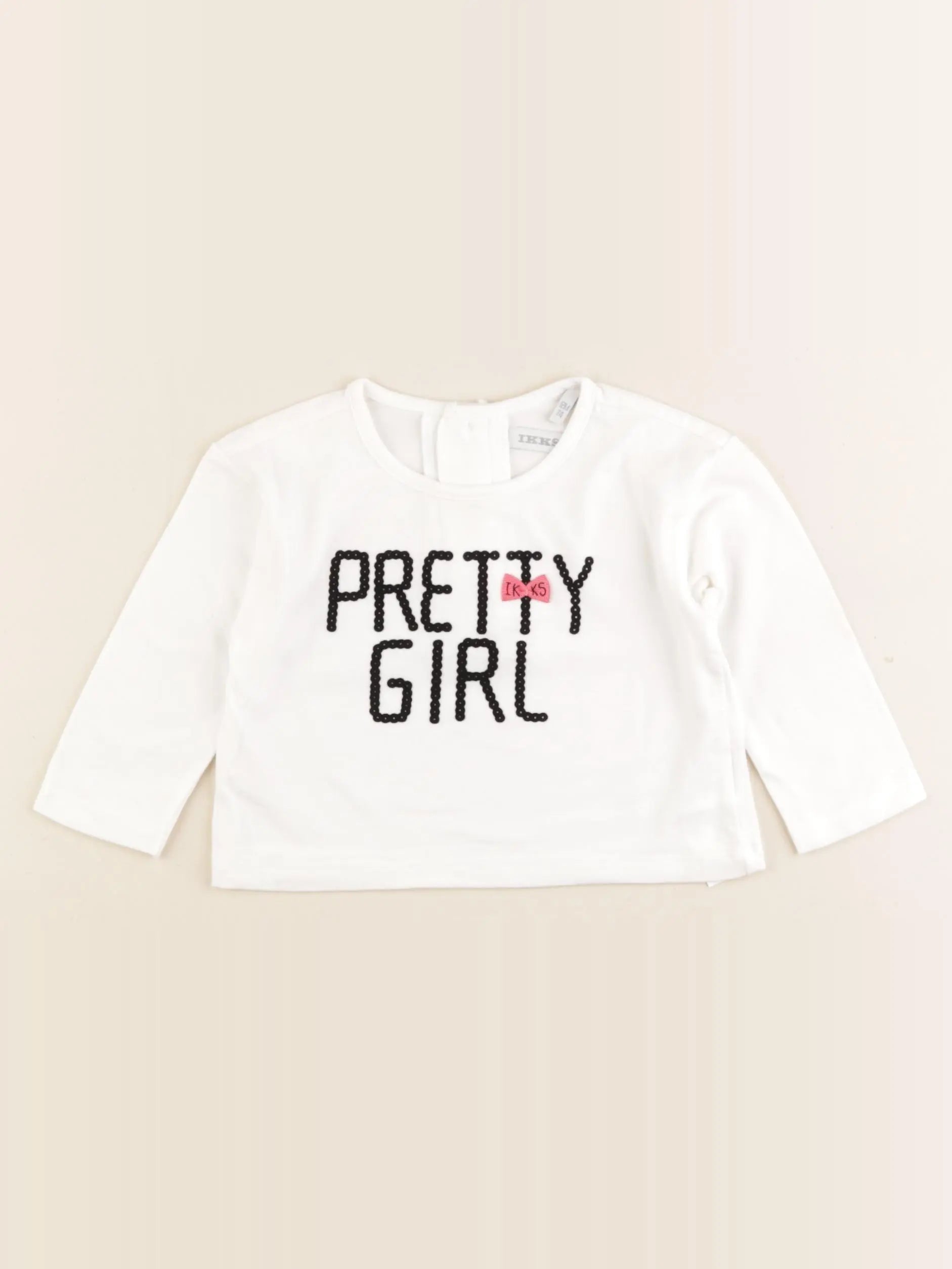 IKKS - tee-shirt blanc - 12 mois