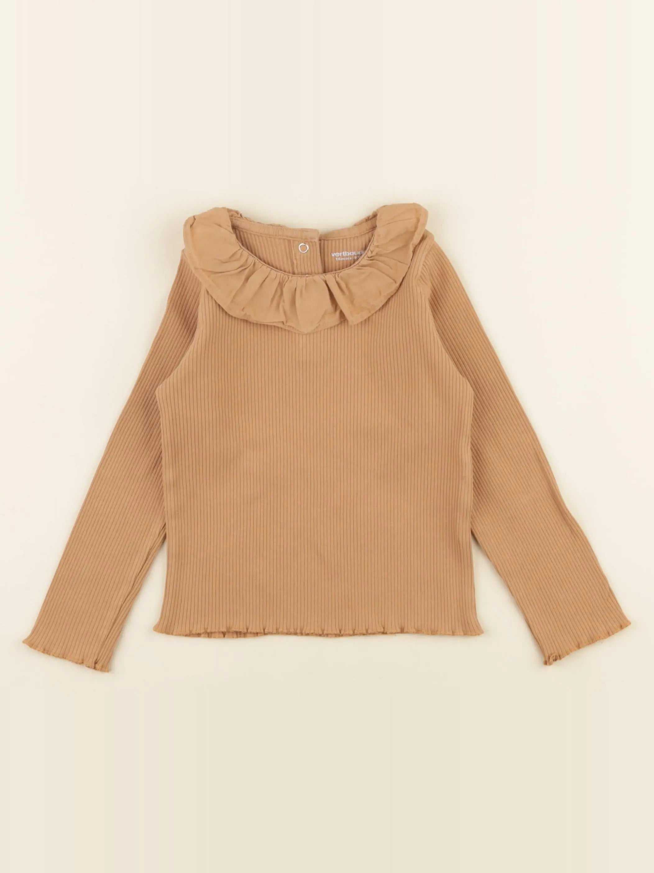 Vertbaudet - tee-shirt marron - 36 mois