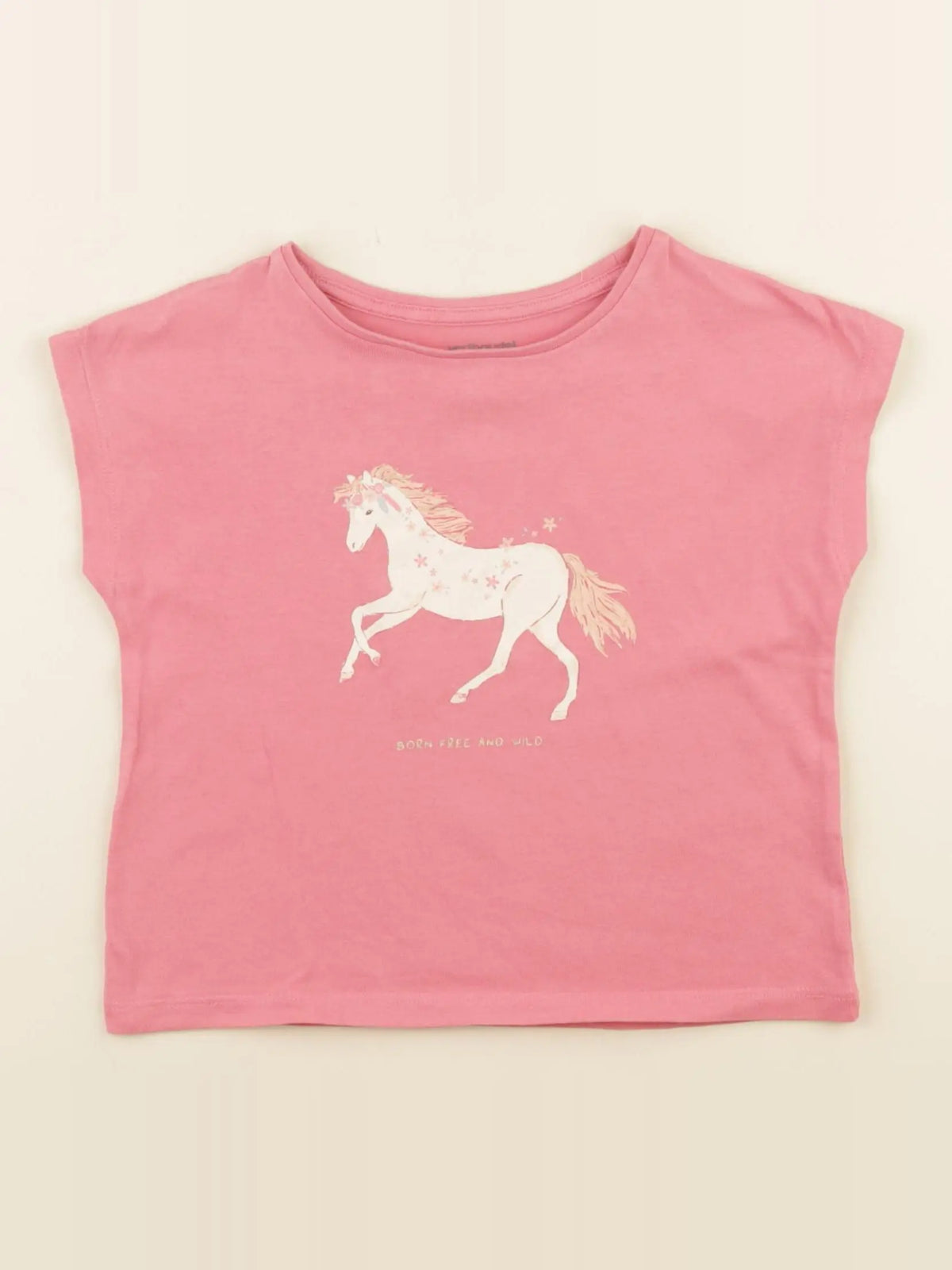 Vertbaudet - tee-shirt rose - 3 ans