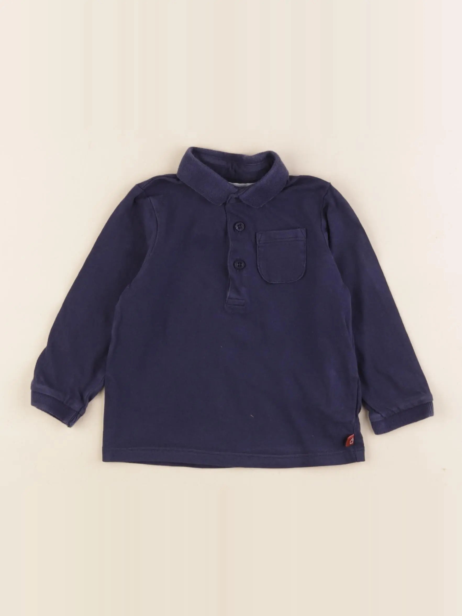 Cadet Rousselle - polo bleu - 12 mois