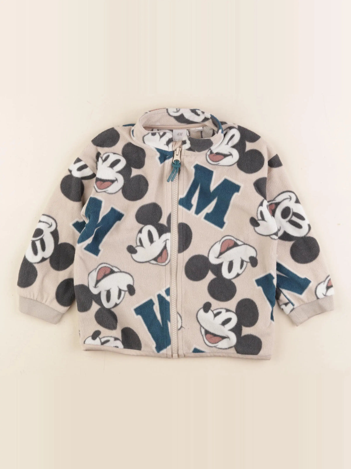 H&M - polaire multicolore - 2/3 ans