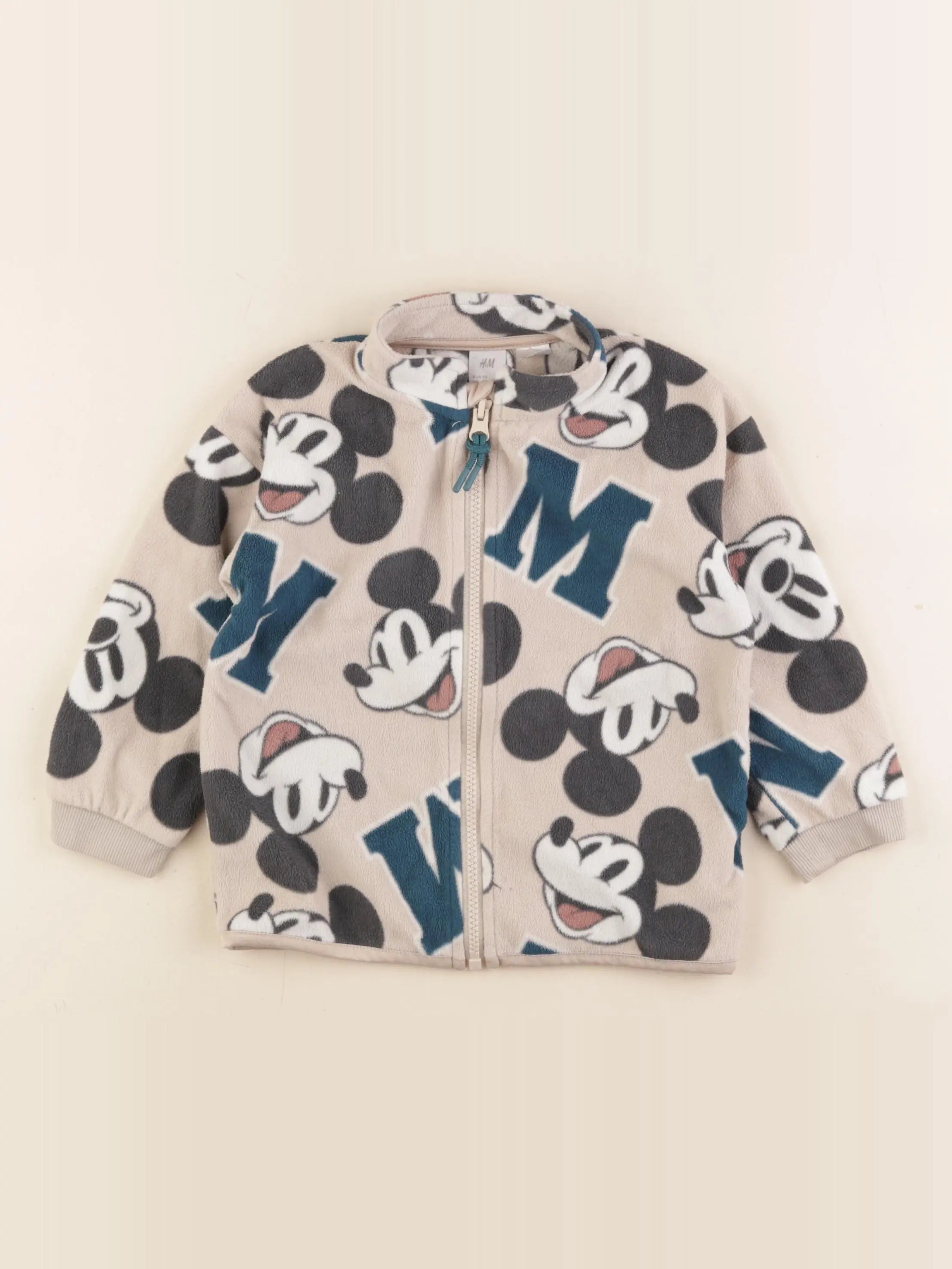 H&M - polaire multicolore - 2/3 ans