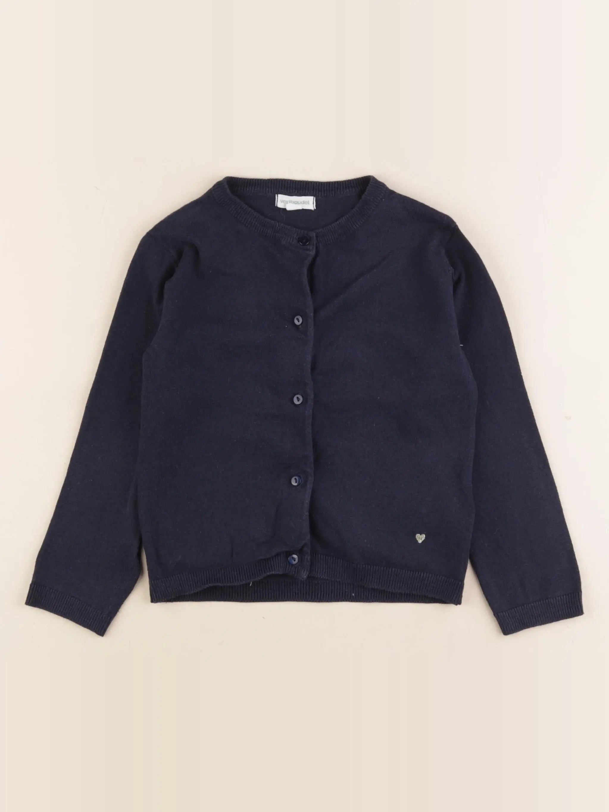 Vertbaudet - gilet bleu - 4 ans