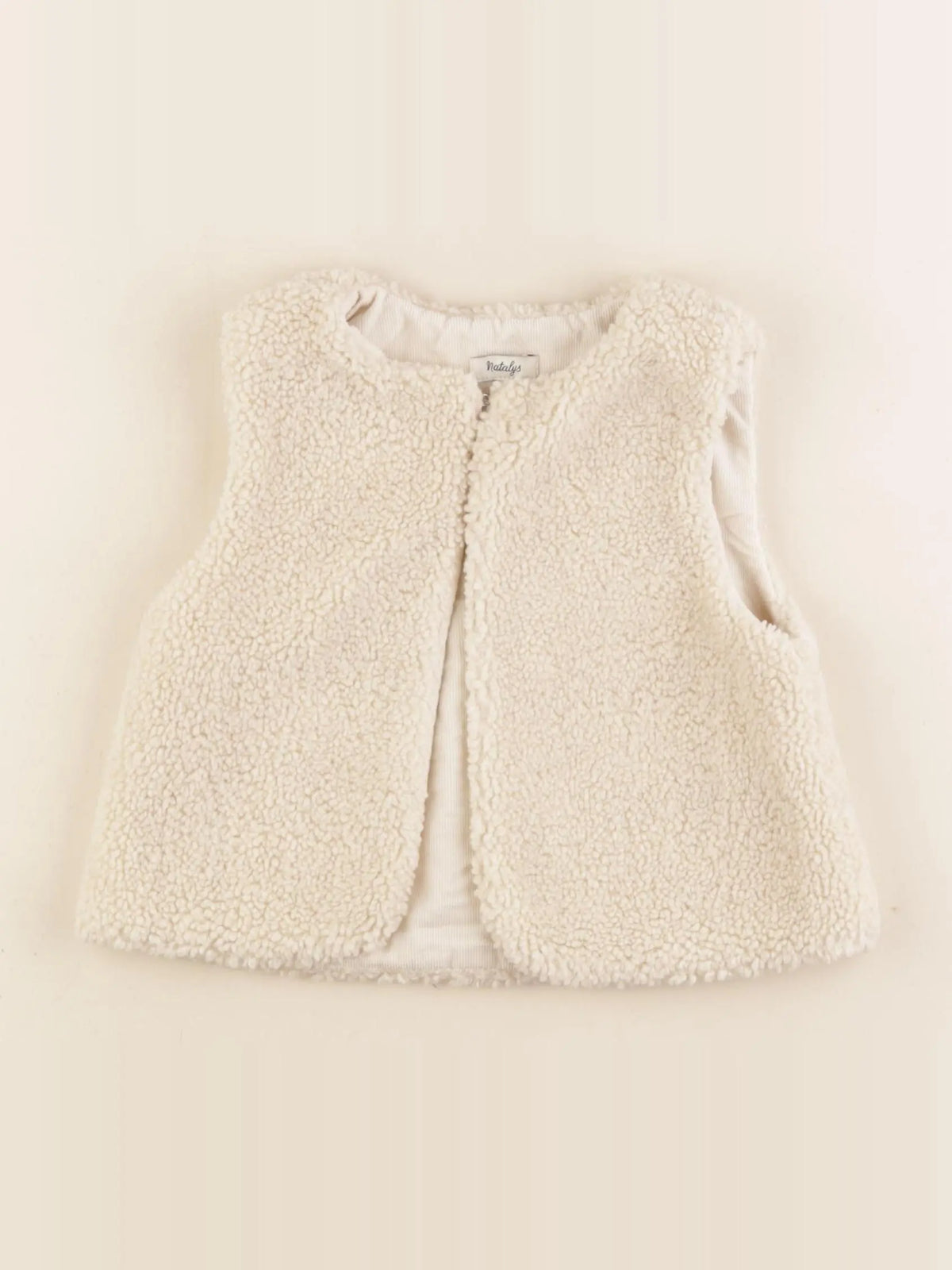 Natalys - gilet beige - 3 ans