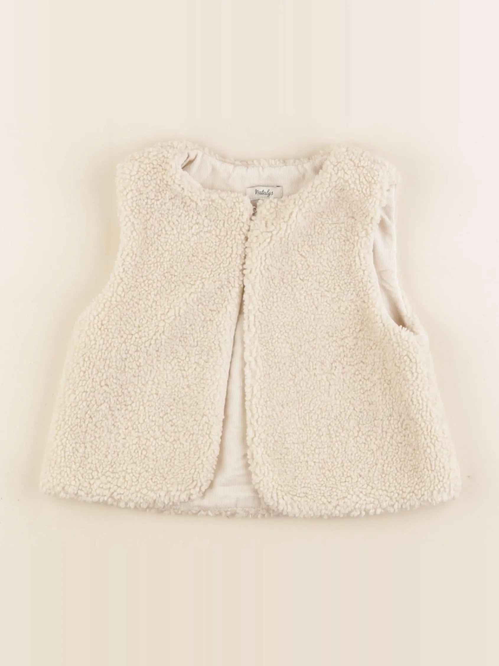 Natalys - gilet beige - 3 ans