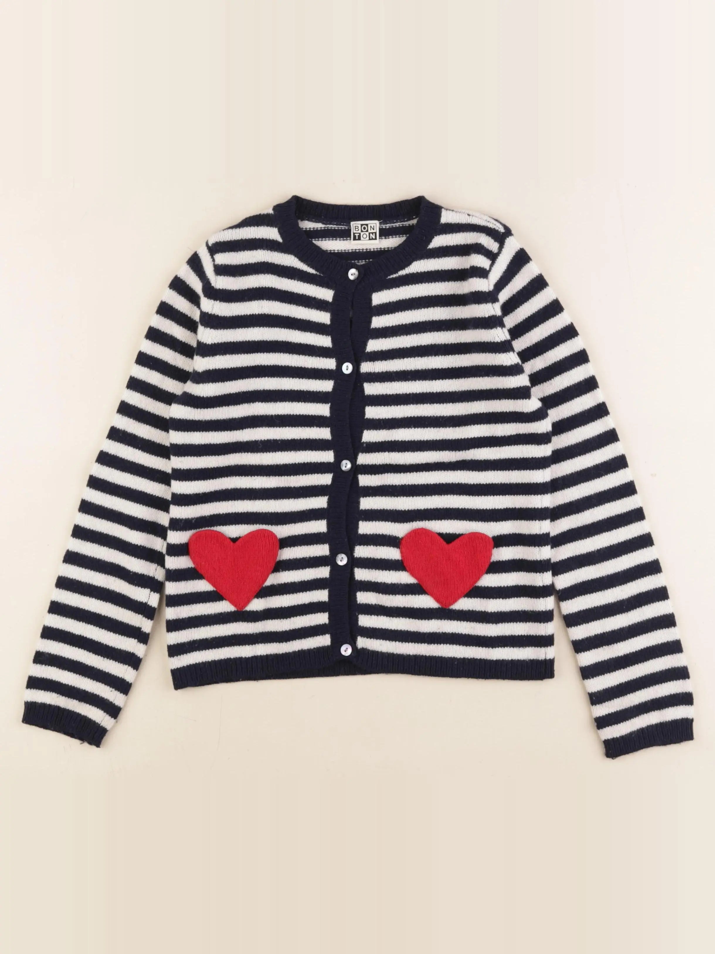 Bonton - gilet bleu - 4 ans
