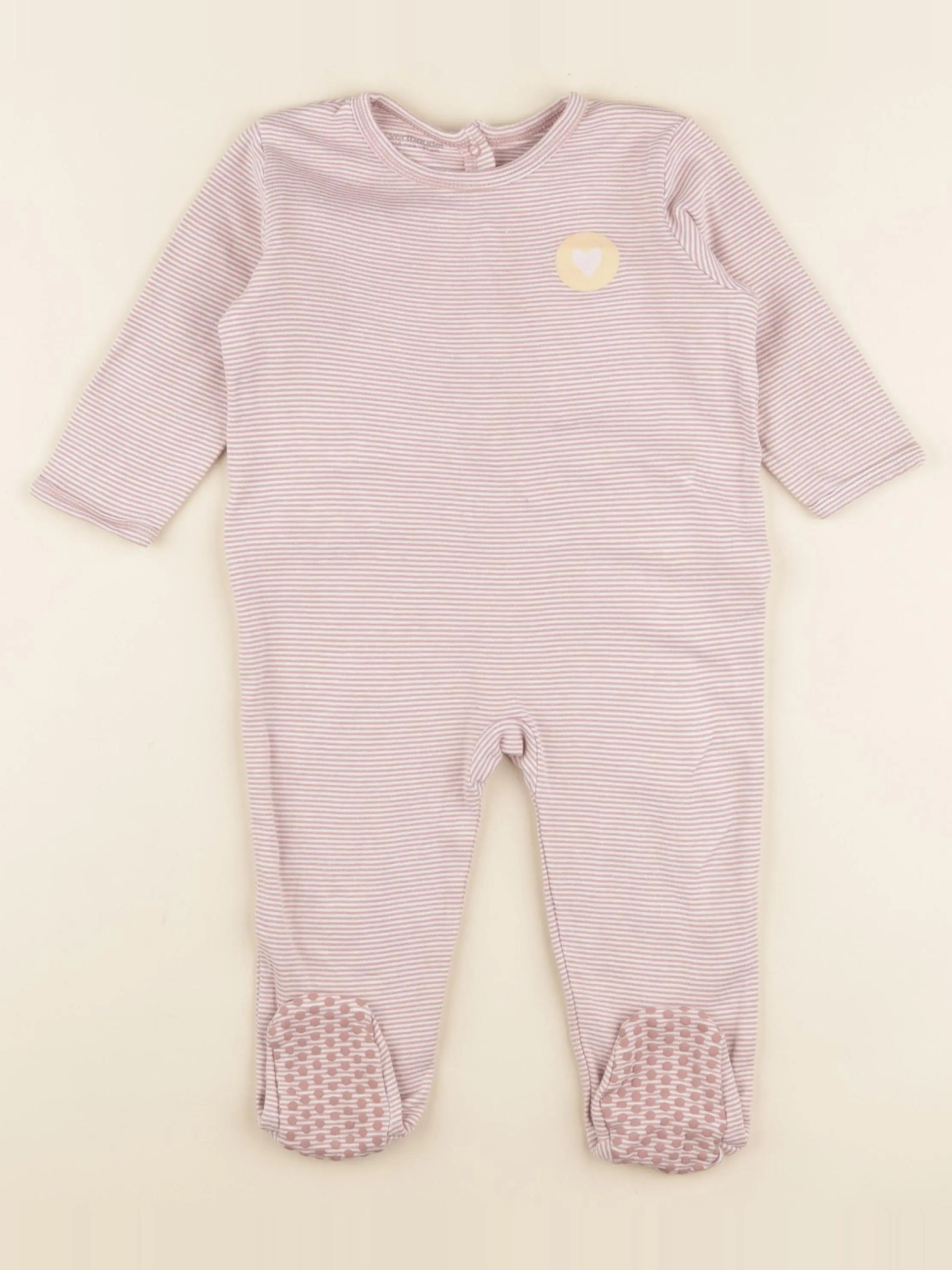 Vertbaudet - pyjama coton rose - 18 mois