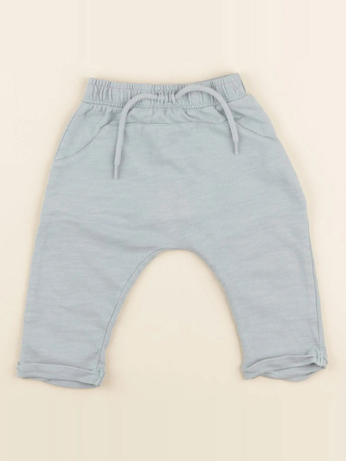 Vertbaudet - pantalon bleu - 9 mois