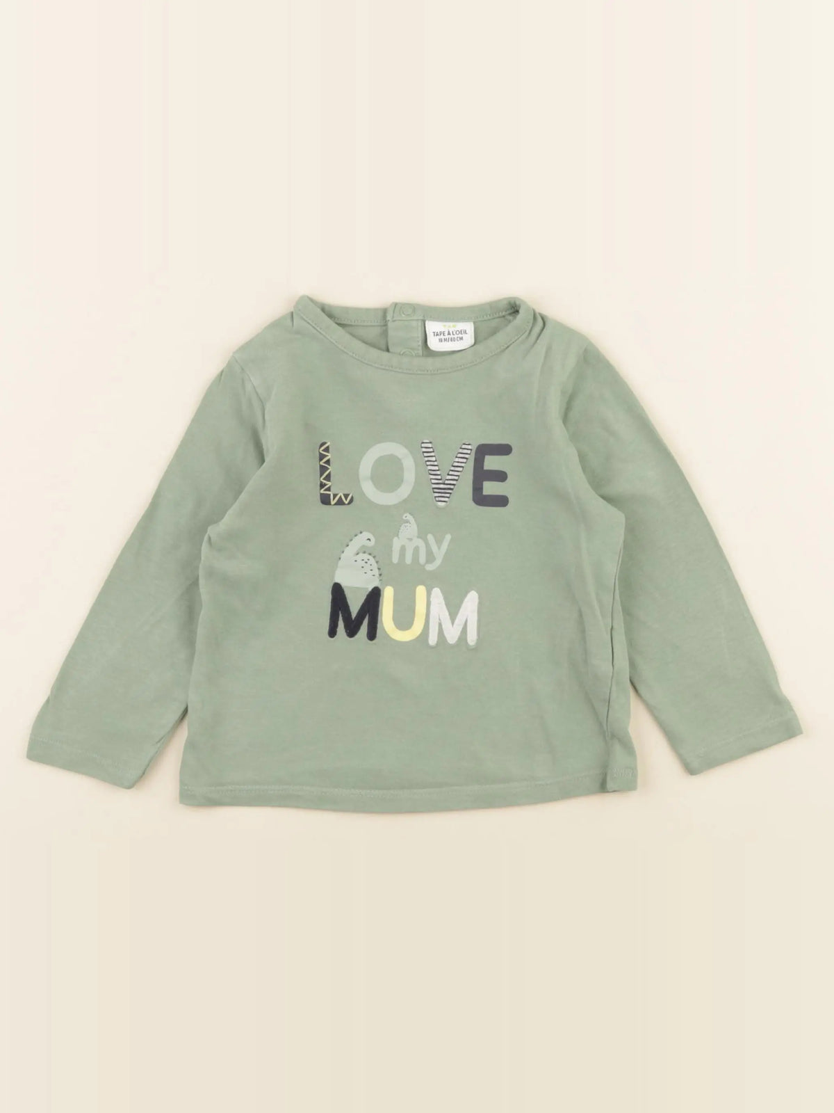 Tape à l'oeil - tee-shirt vert - 18 mois