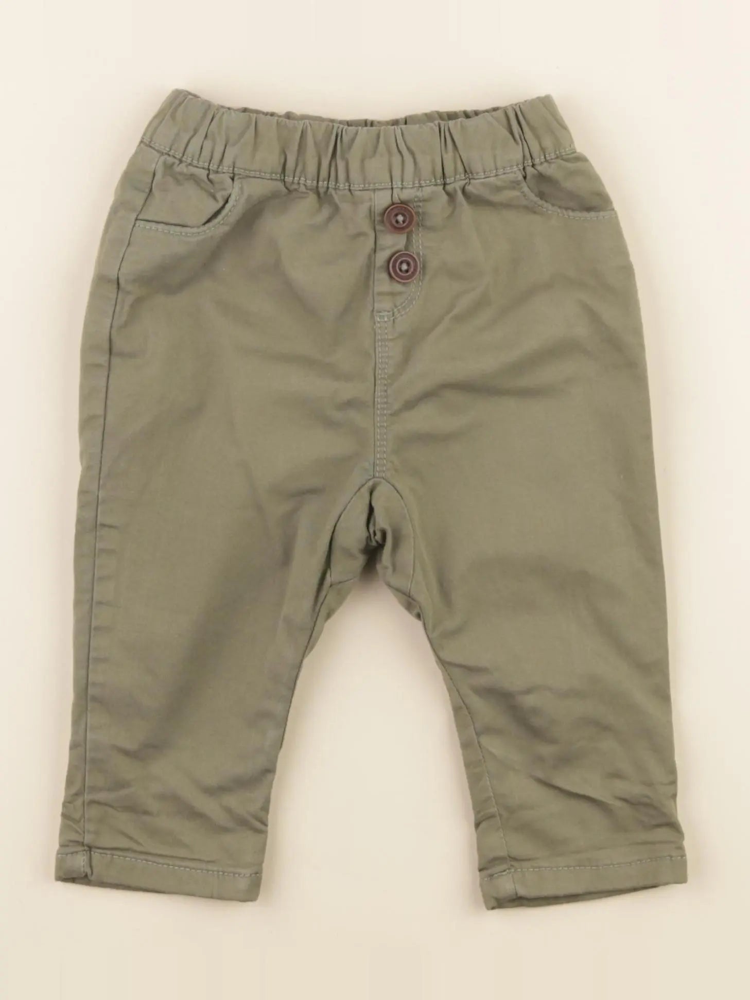 Tape à l'oeil - pantalon vert - 12 mois