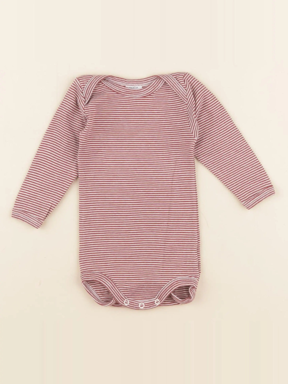 Petit Bateau - body rouge - 6 mois