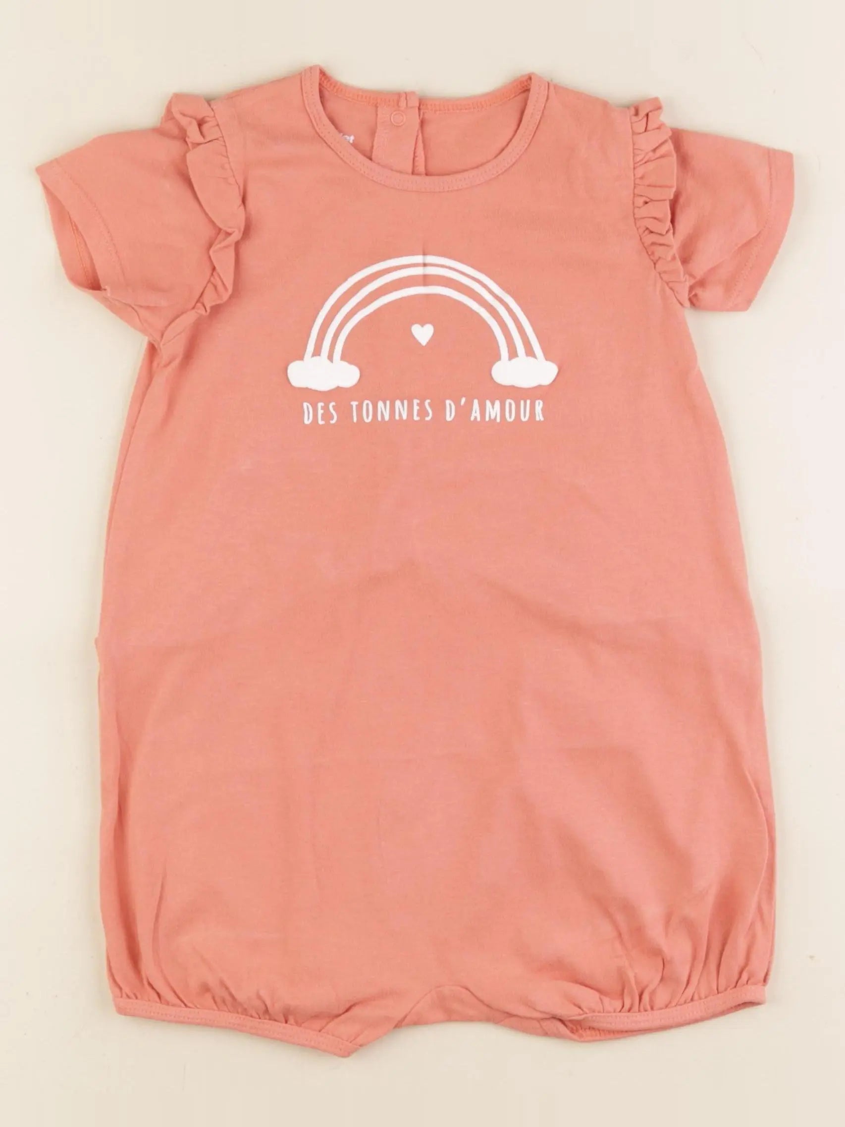 Vertbaudet - pyjama coton rose - 36 mois