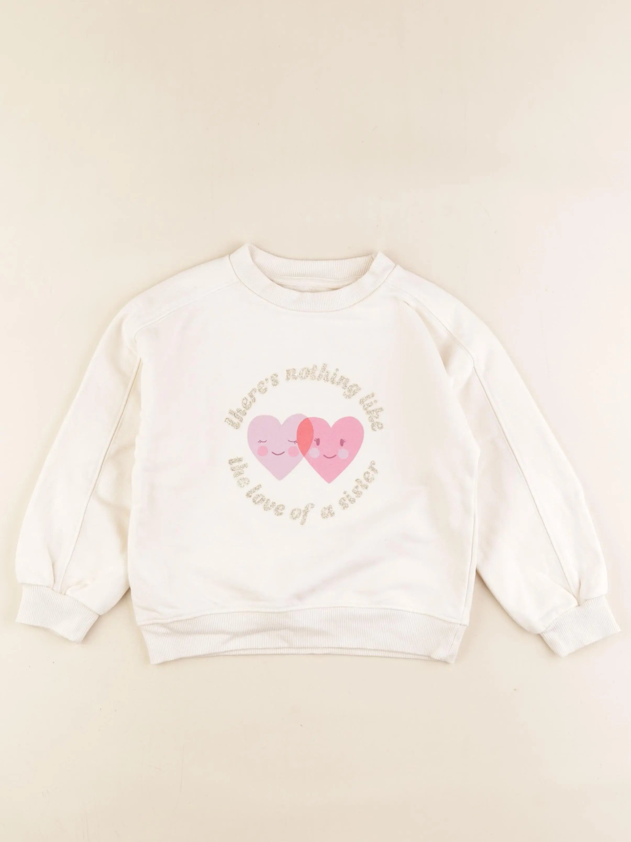 Vertbaudet - sweat beige - 5 ans