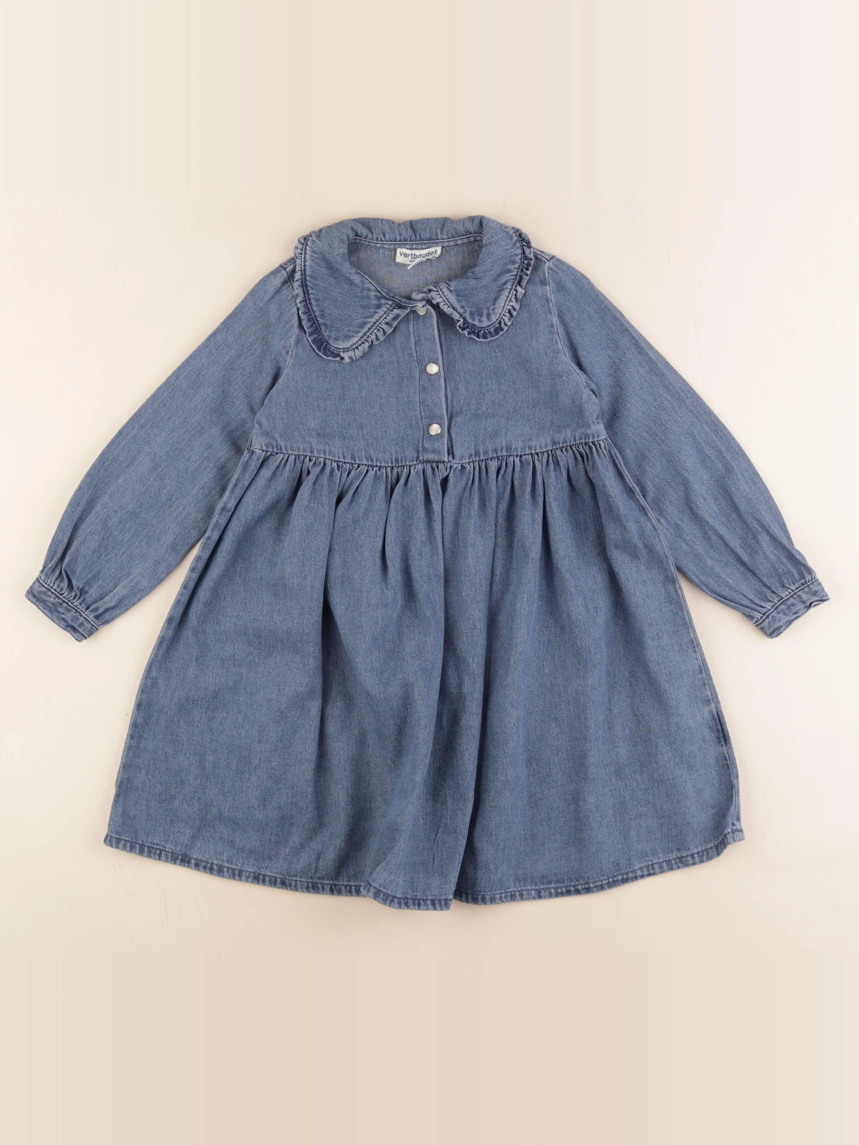 Vertbaudet - robe bleu - 4 ans