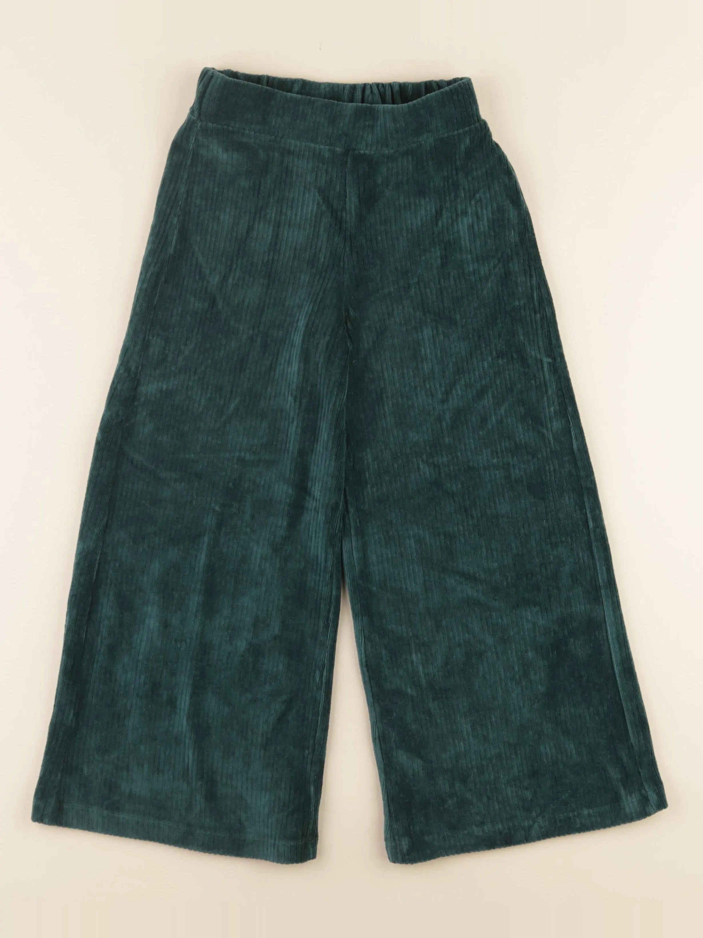 Vertbaudet - pantalon vert - 7 ans