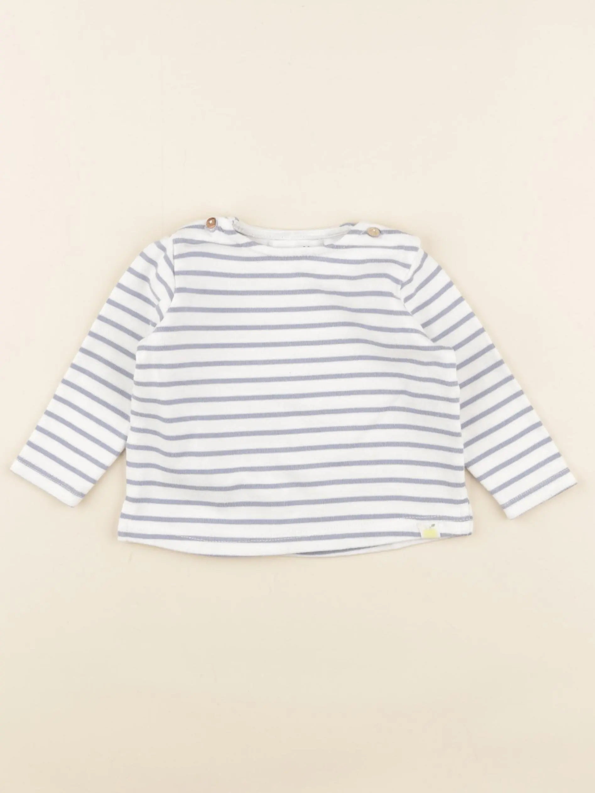 Zara - tee-shirt blanc - 6/9 mois