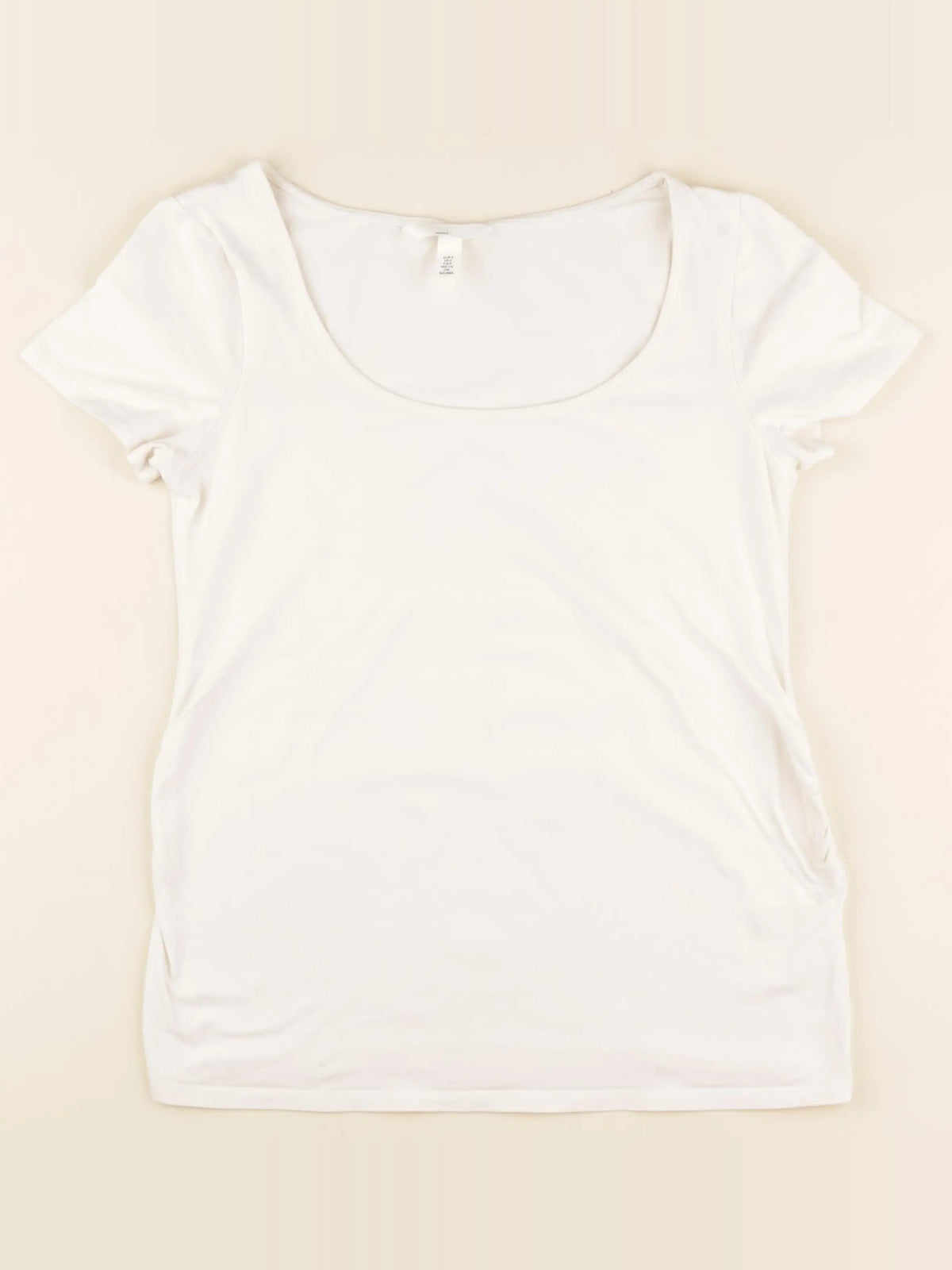 H&M - tee-shirt grossesse blanc - s