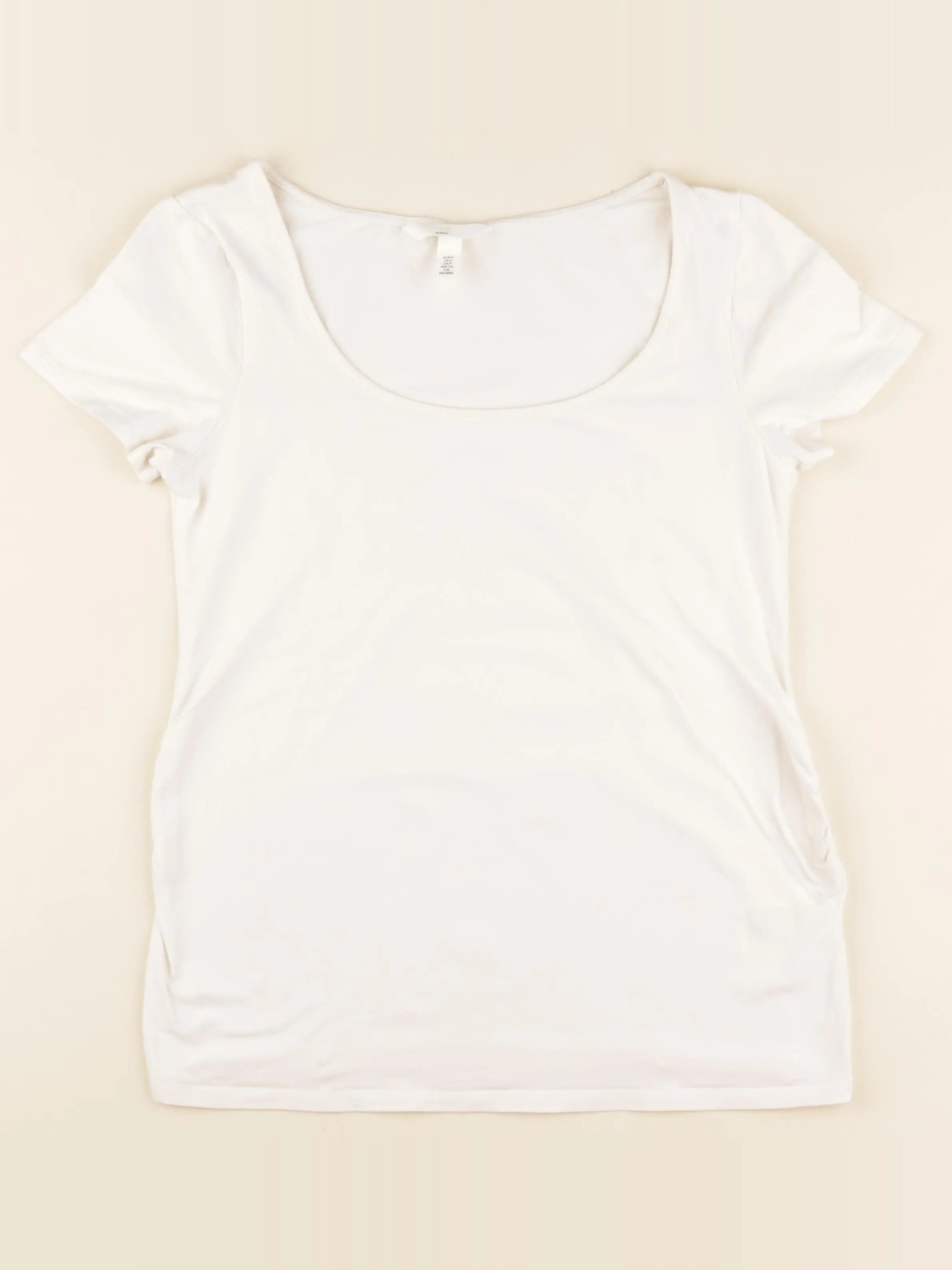 H&M - tee-shirt grossesse blanc - s