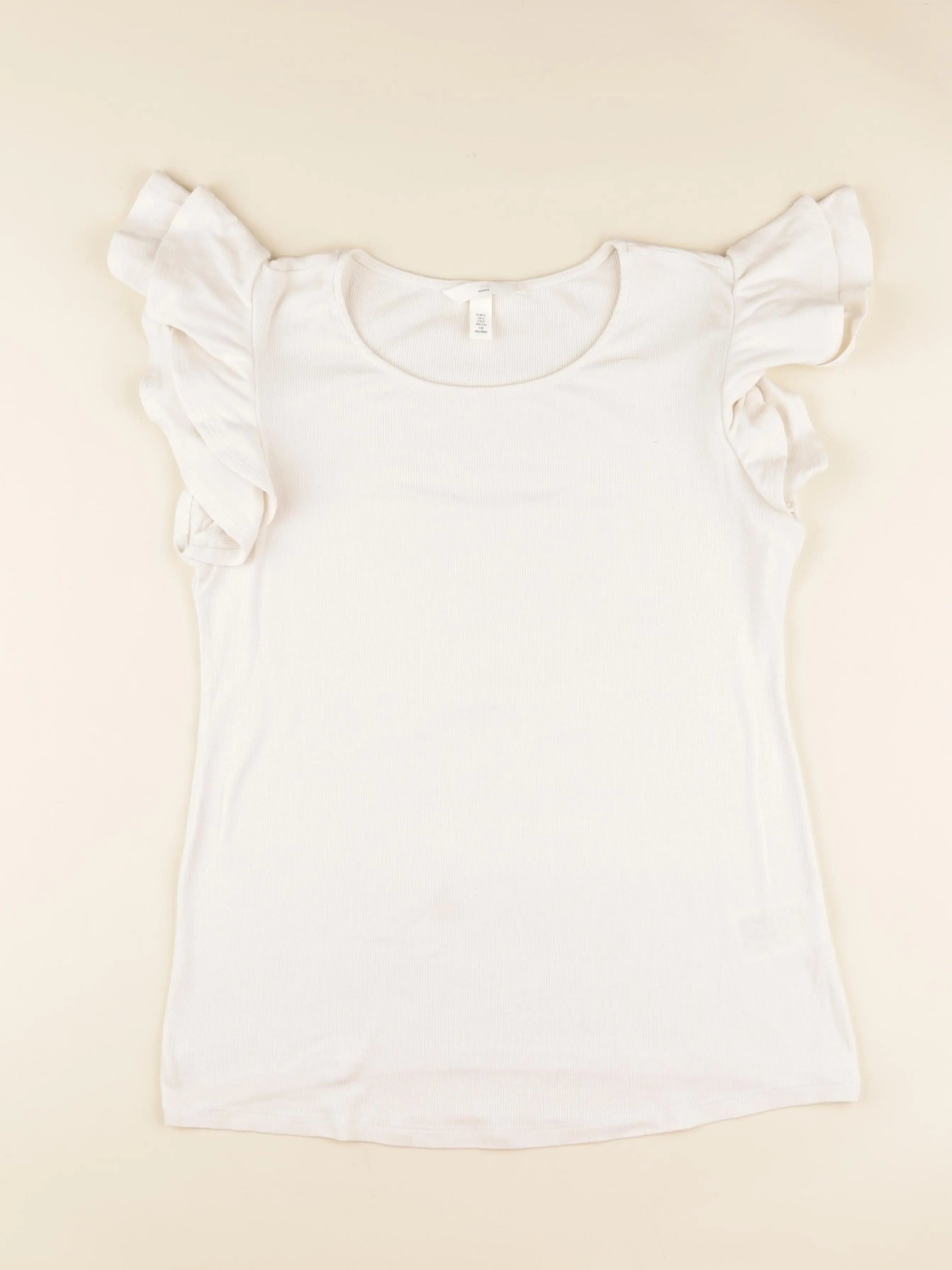 H&M - tee-shirt grossesse blanc - s