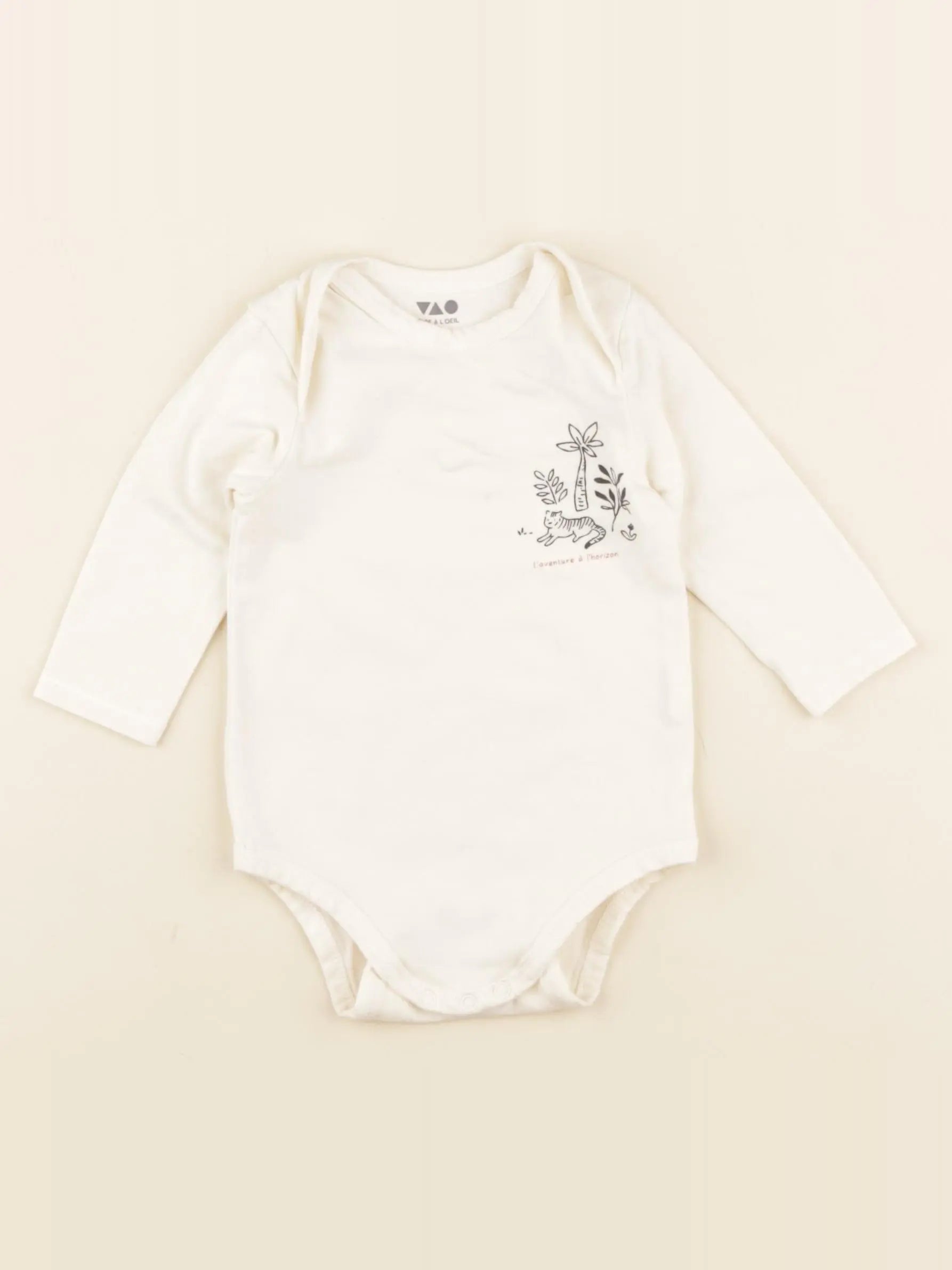 Tape à l'oeil - body beige - 9 mois