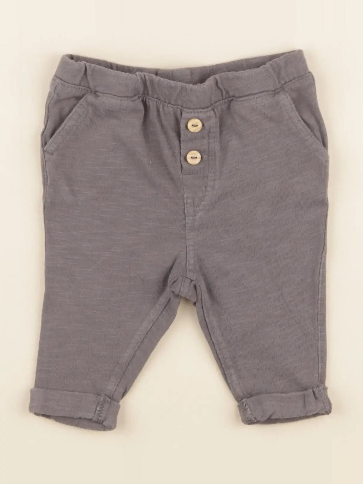 H&M - pantalon gris - 1/2 mois