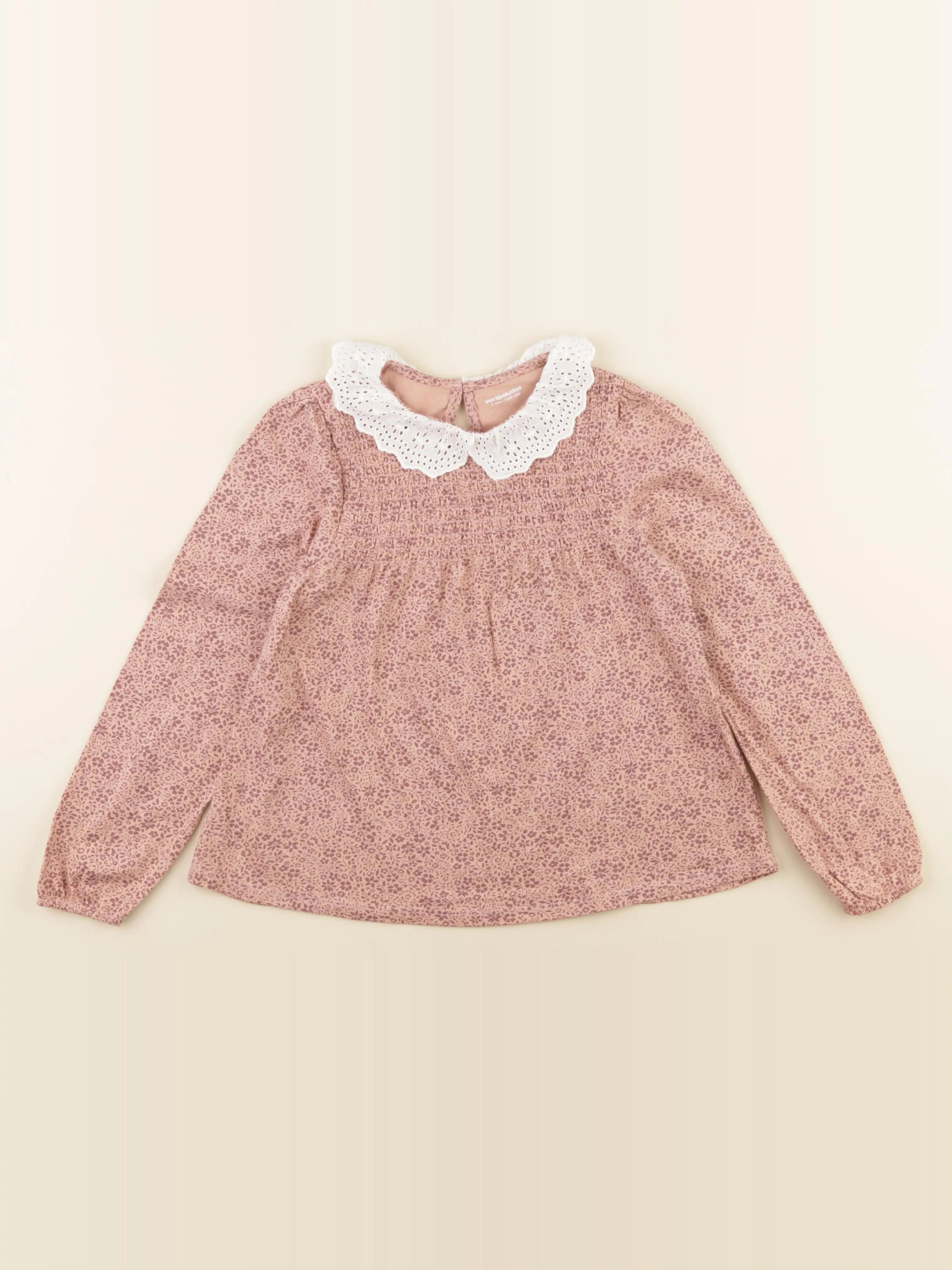 Vertbaudet - tee-shirt rose - 8 ans