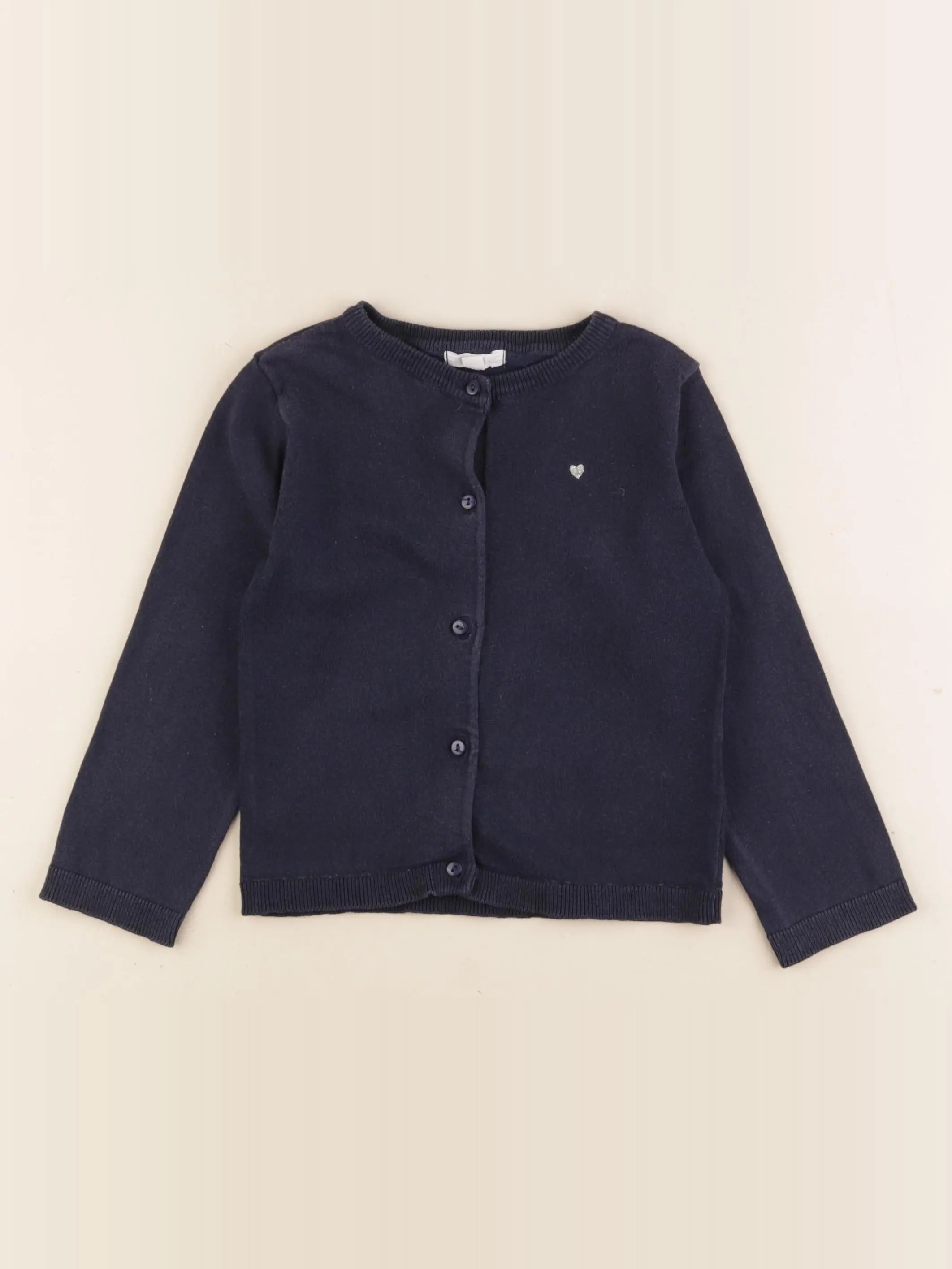 Vertbaudet - gilet bleu - 4 ans