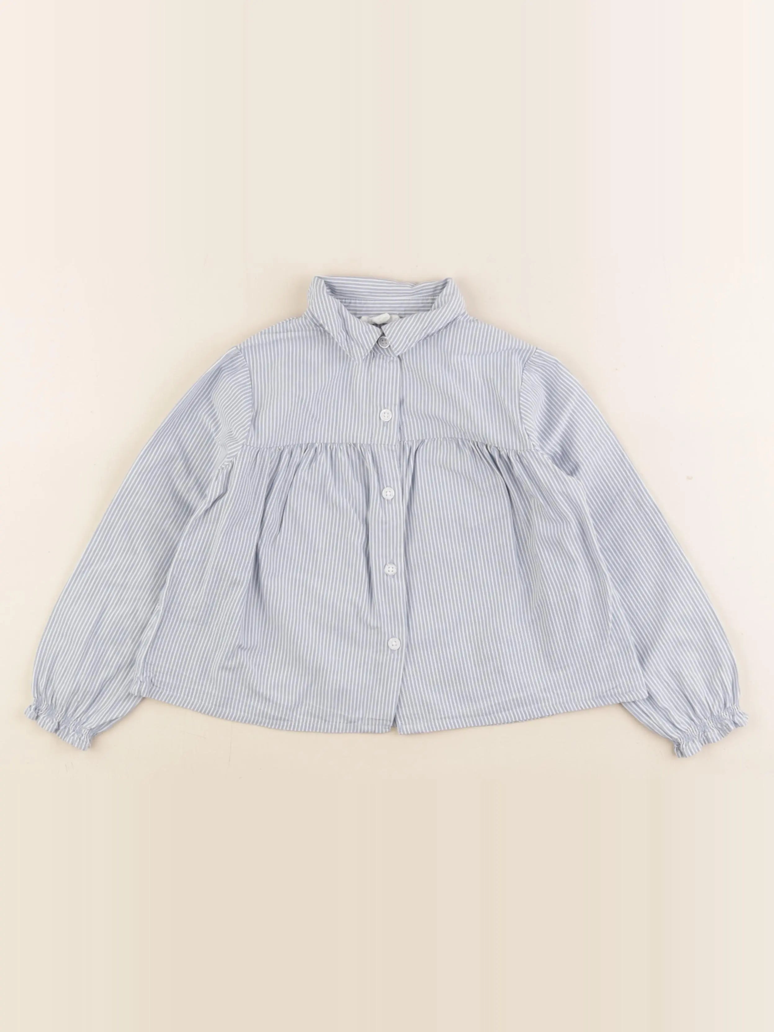 Vertbaudet - blouse bleu - 4 ans