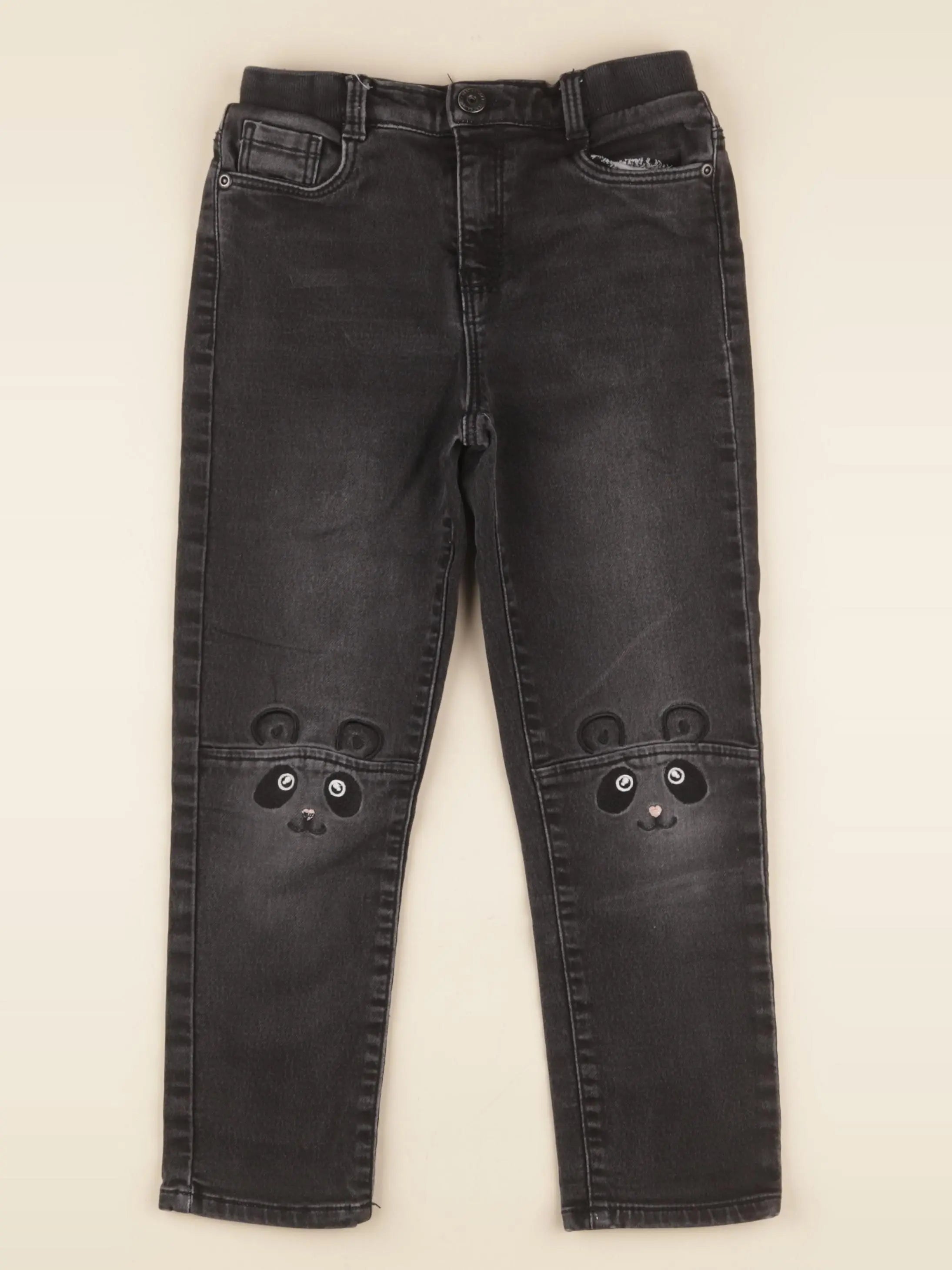 Vertbaudet - jegging noir - 8 ans
