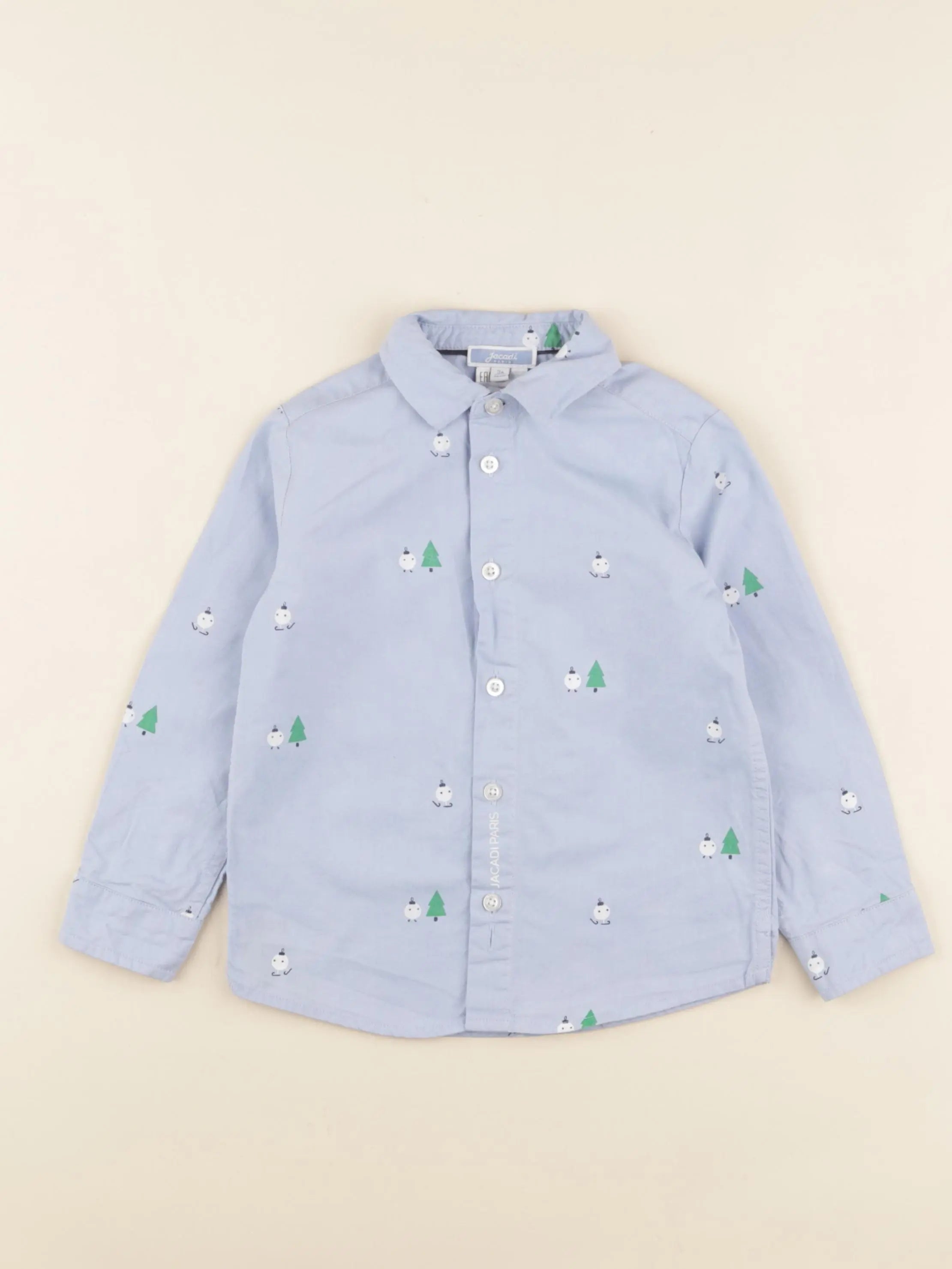 Jacadi - chemise bleu - 3 ans